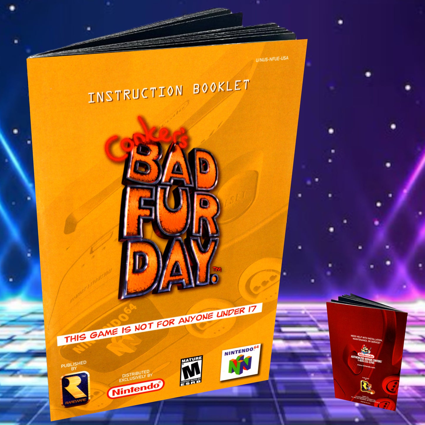Conker's Bad Fur Day N64 manual