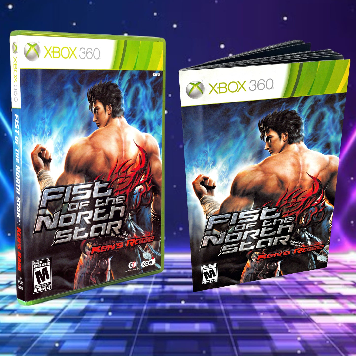 Fists of the Northstar Cover Art + Manual for Xbox 360
