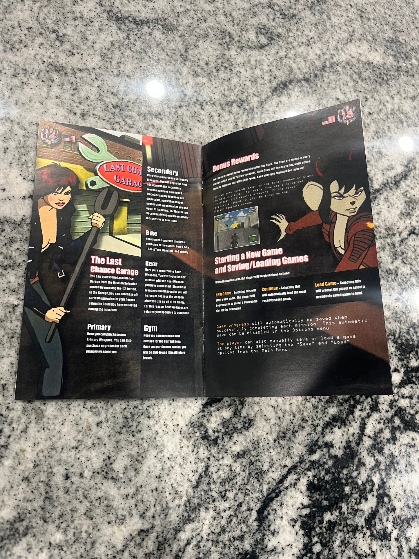 Biker Mice from Mars PS2 Custom Manual
