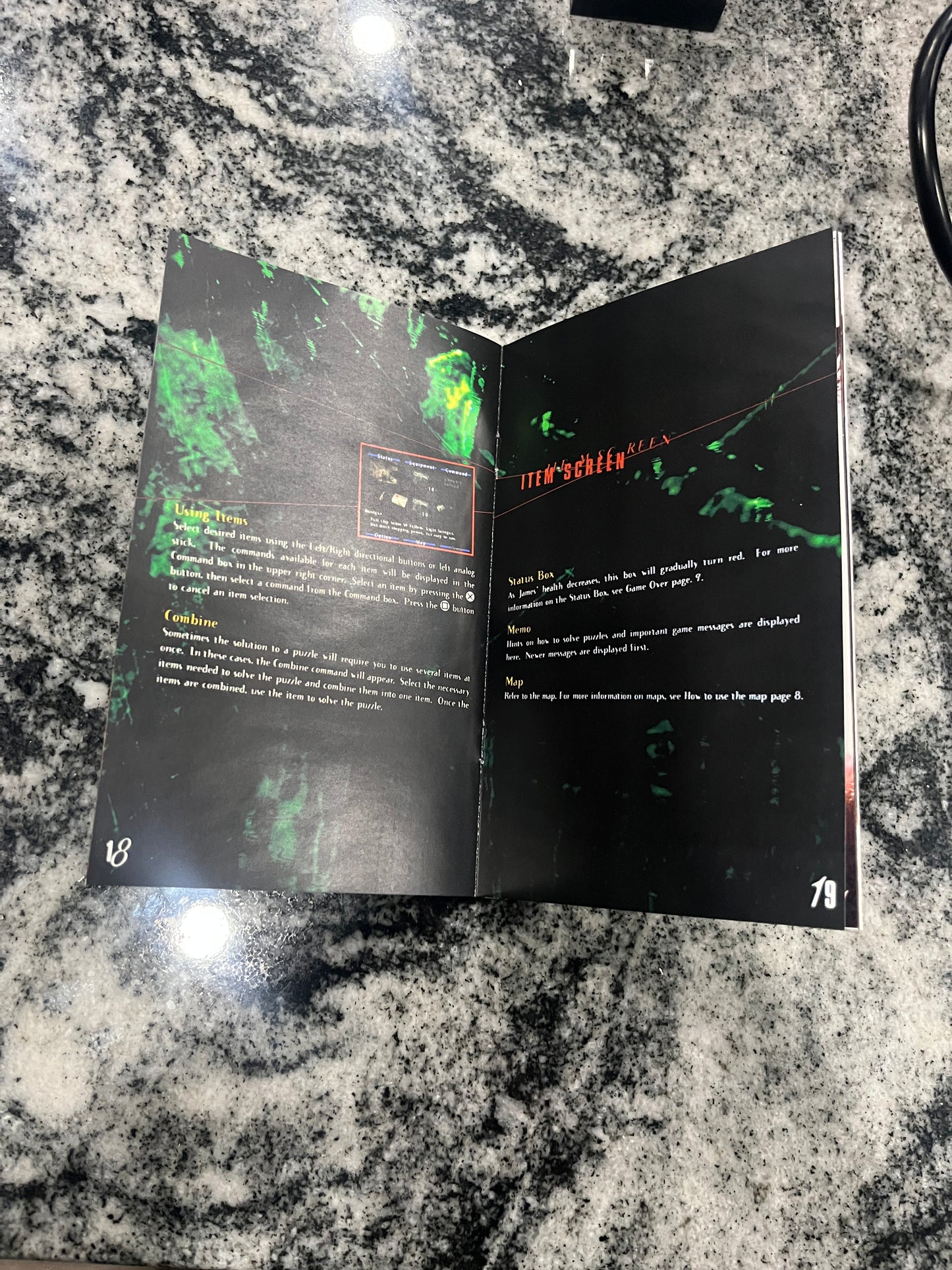 Silent Hill 2 PS2 Custom Manual
