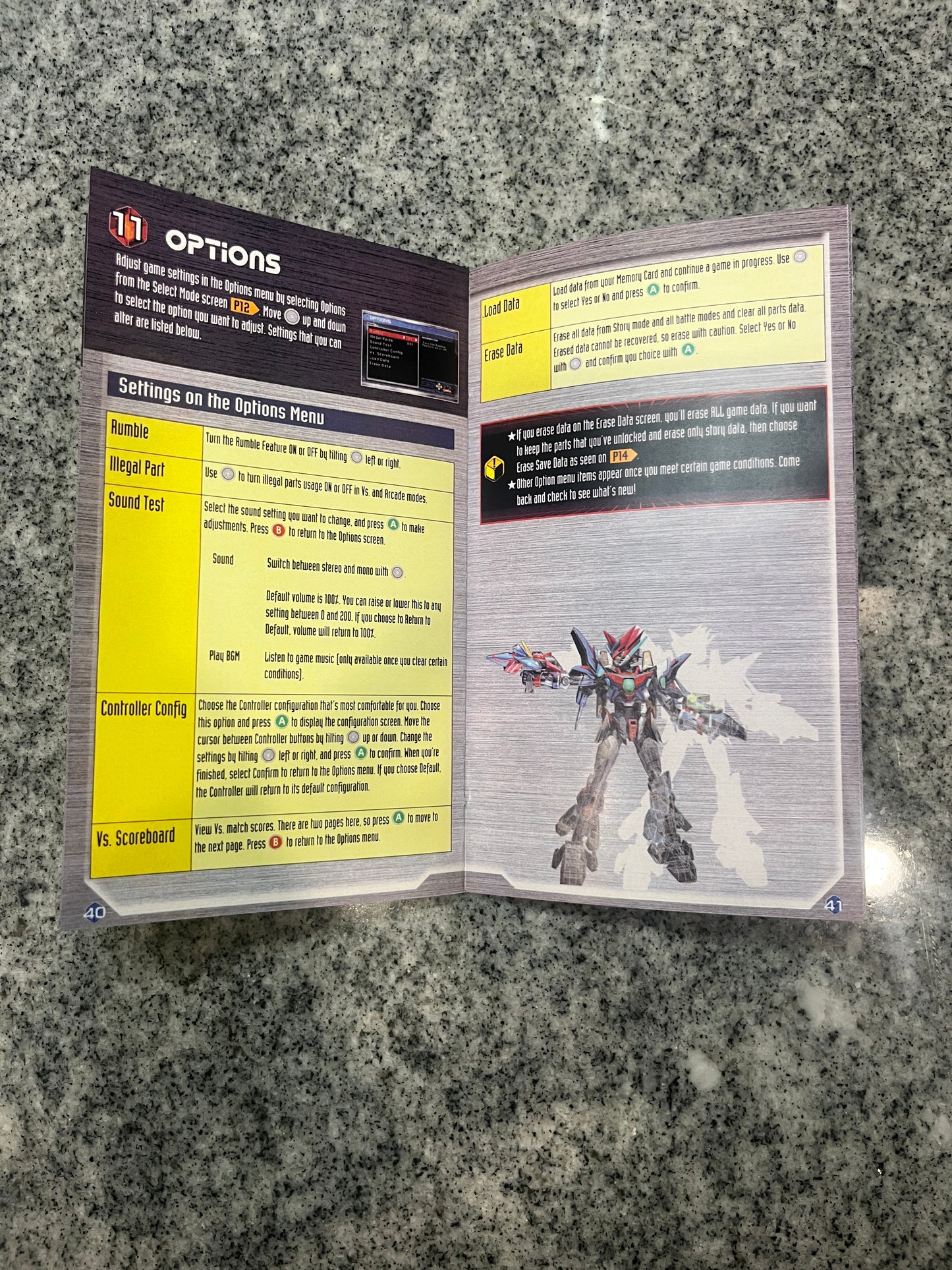 Custom Robo GameCube custom manual