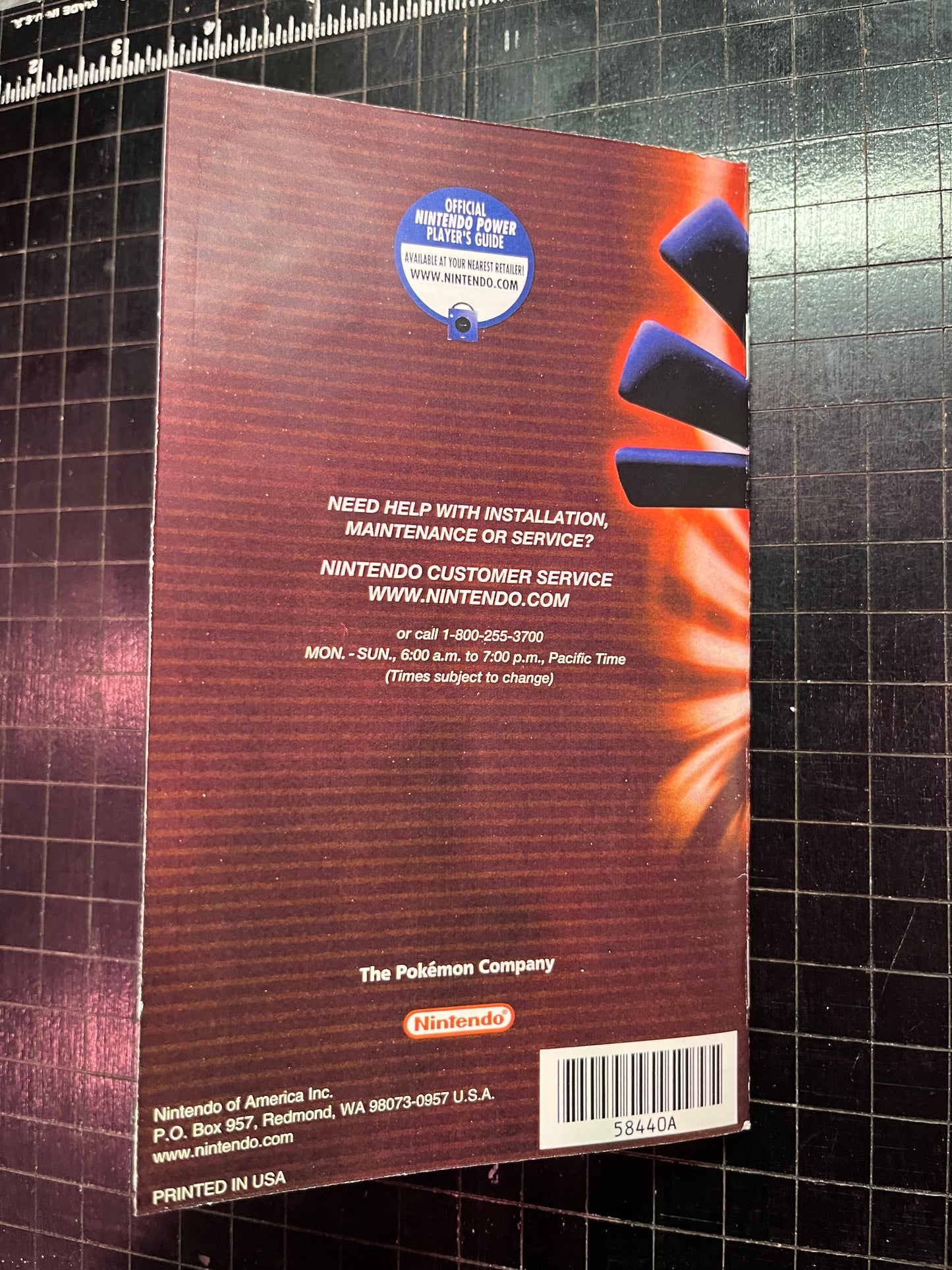 Pokemon Gale of Darkness GameCube custom manual