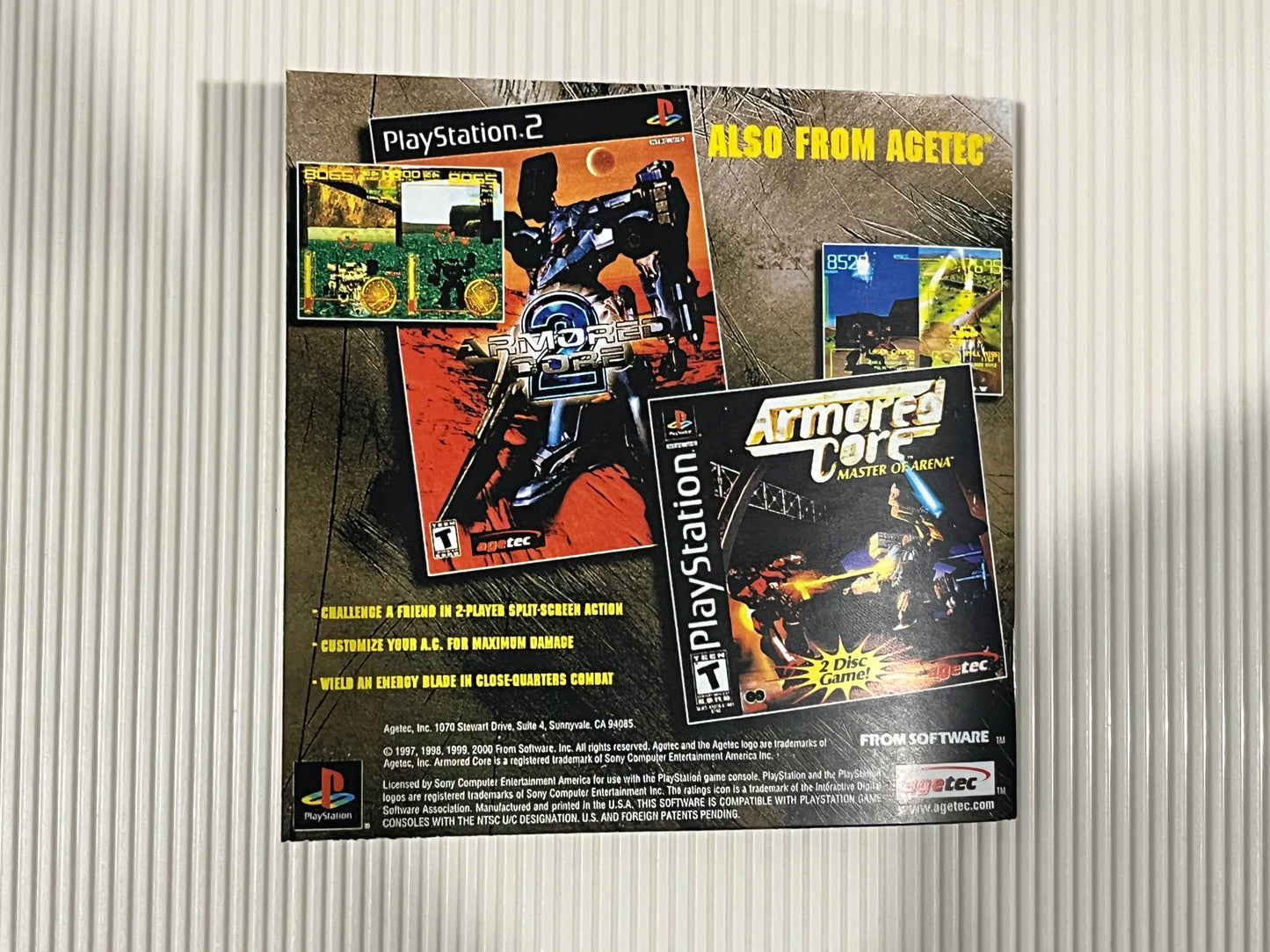Armored Core PS1 Custom Manual