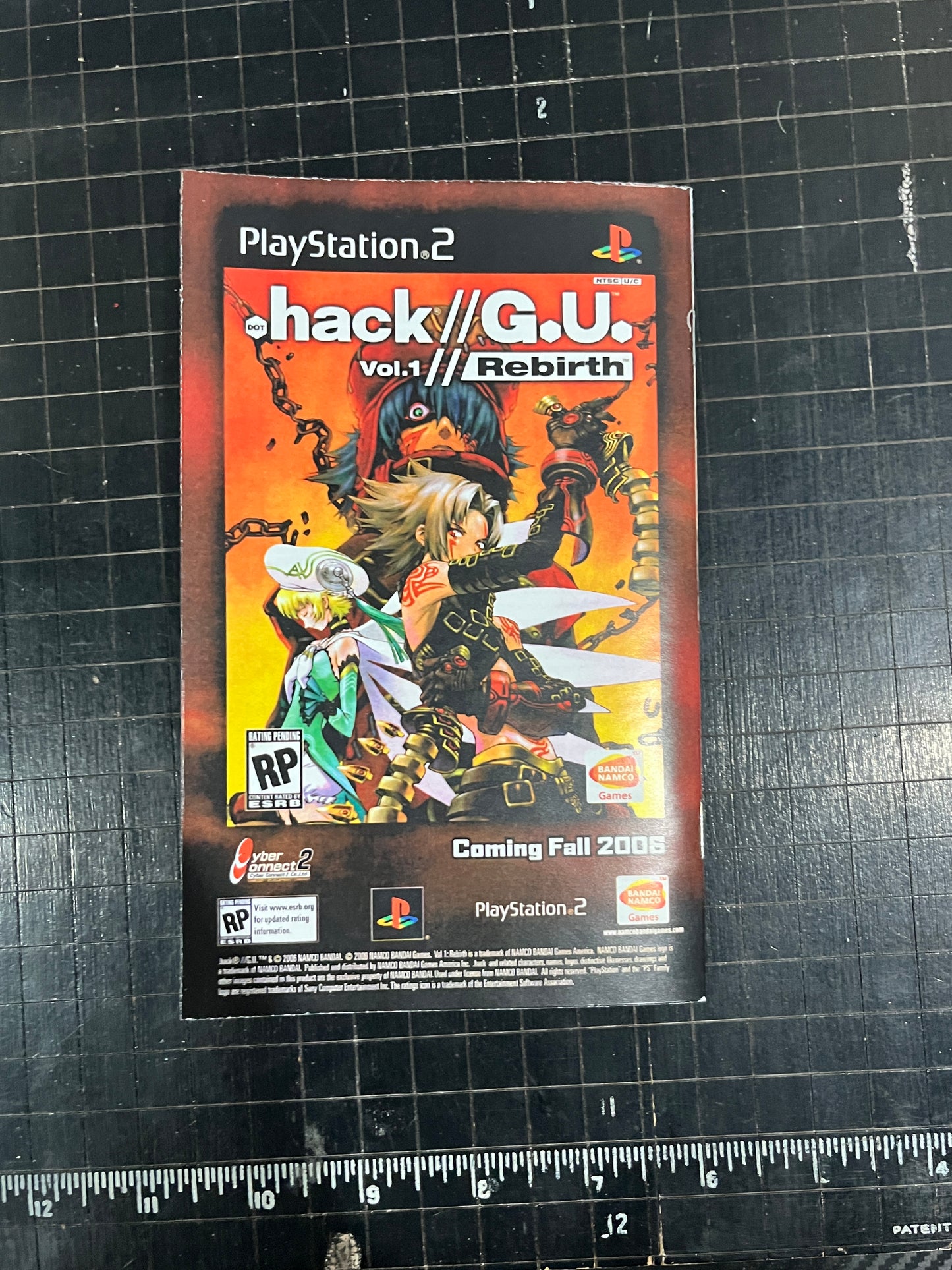 Xenosaga episode 3 PS2 Custom Manual
