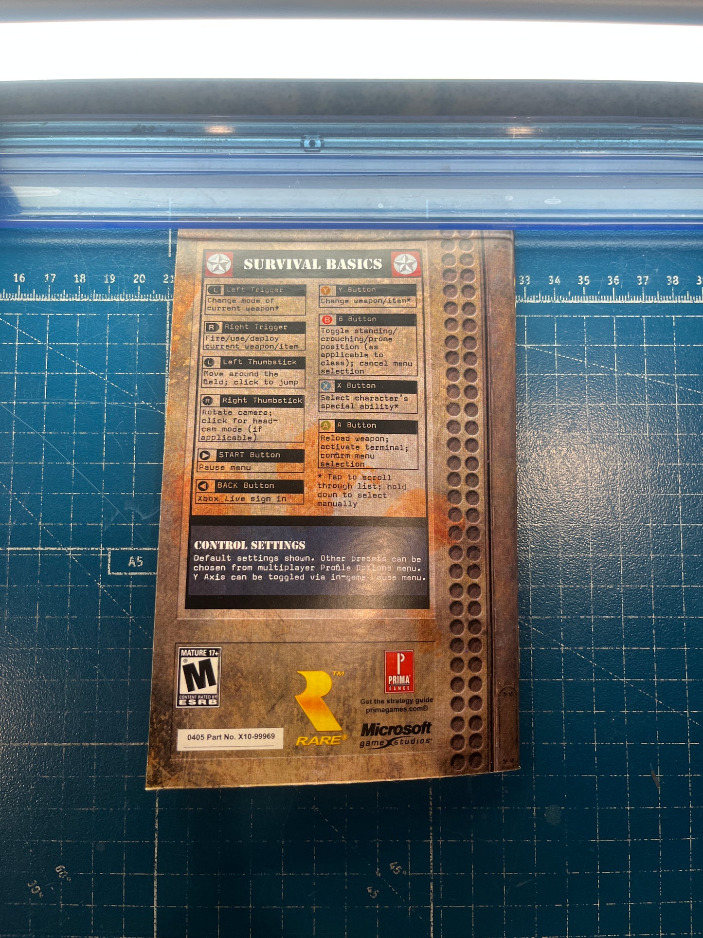 Conker Live & Reloaded Xbox Custom Manual