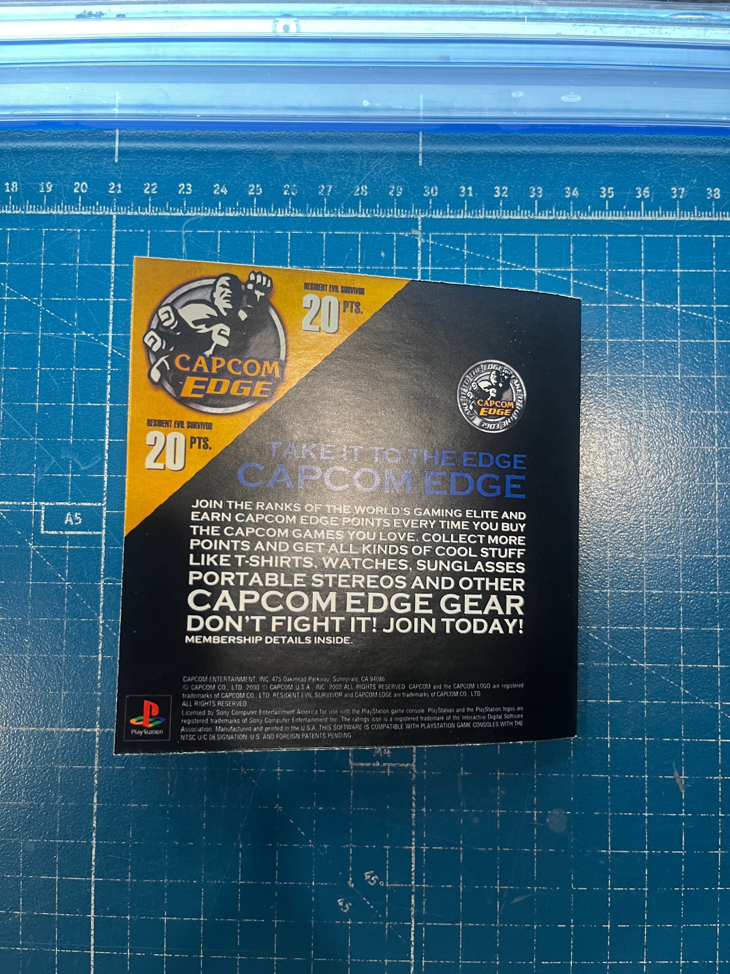 Resident Evil Survivor PS1 Custom Manual