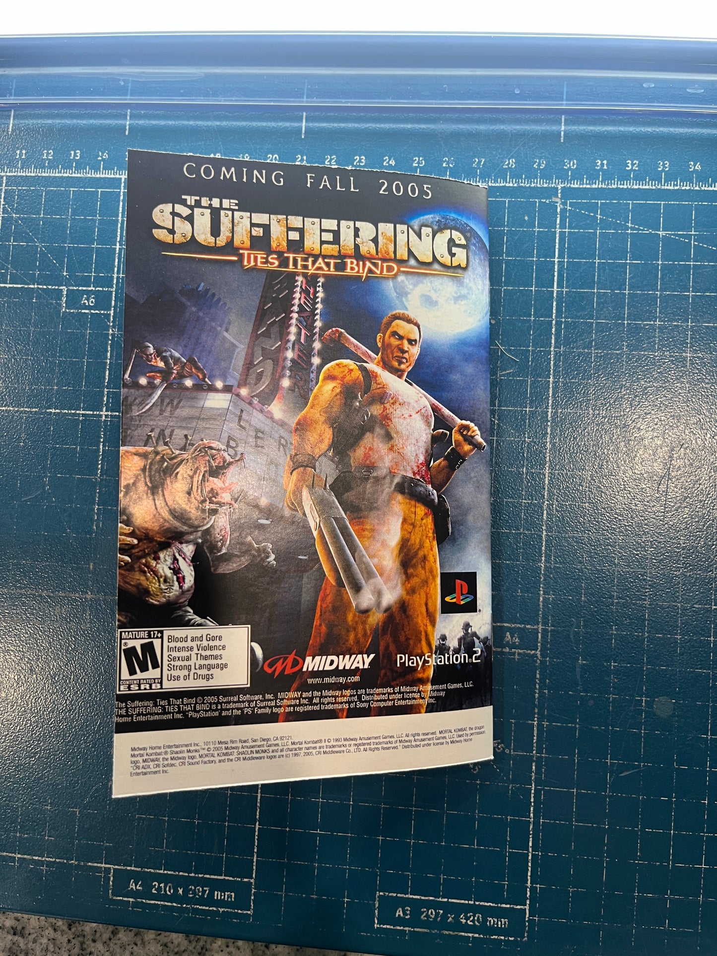 Mortal Kombat Shaolin Monks PS2 Custom Manual