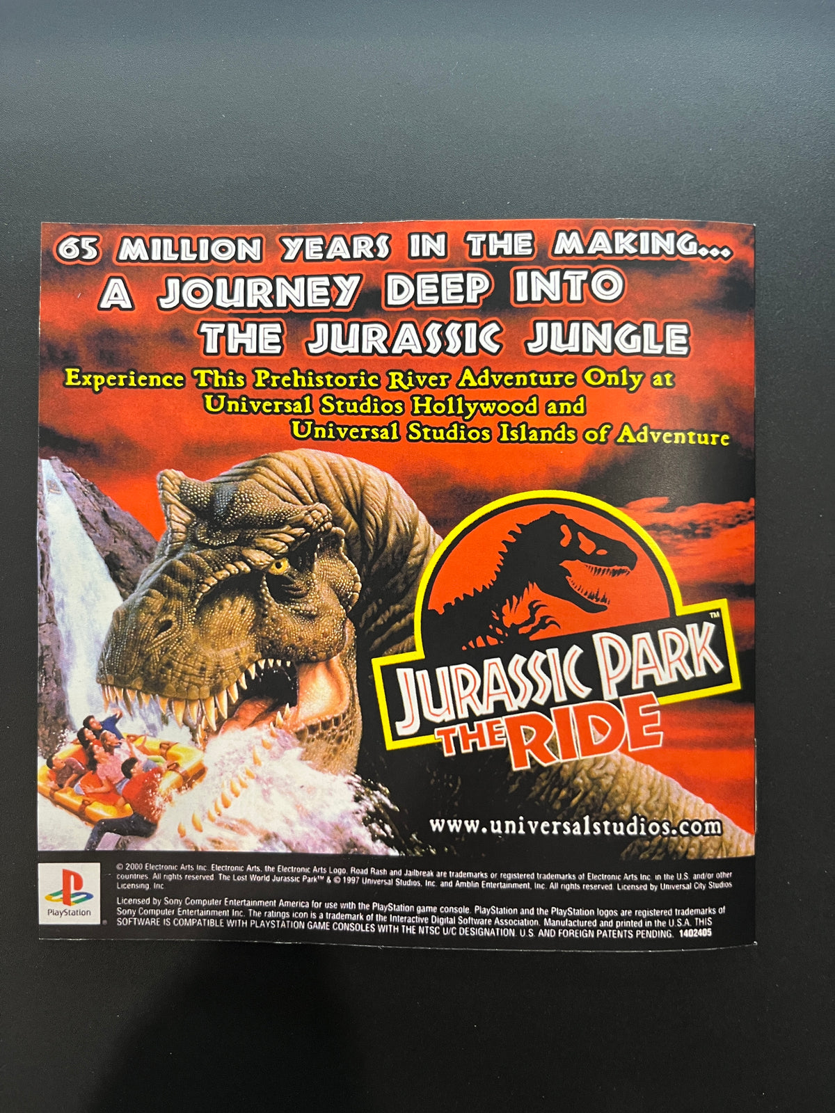 Road Rash Jailbreak PS1 Manual