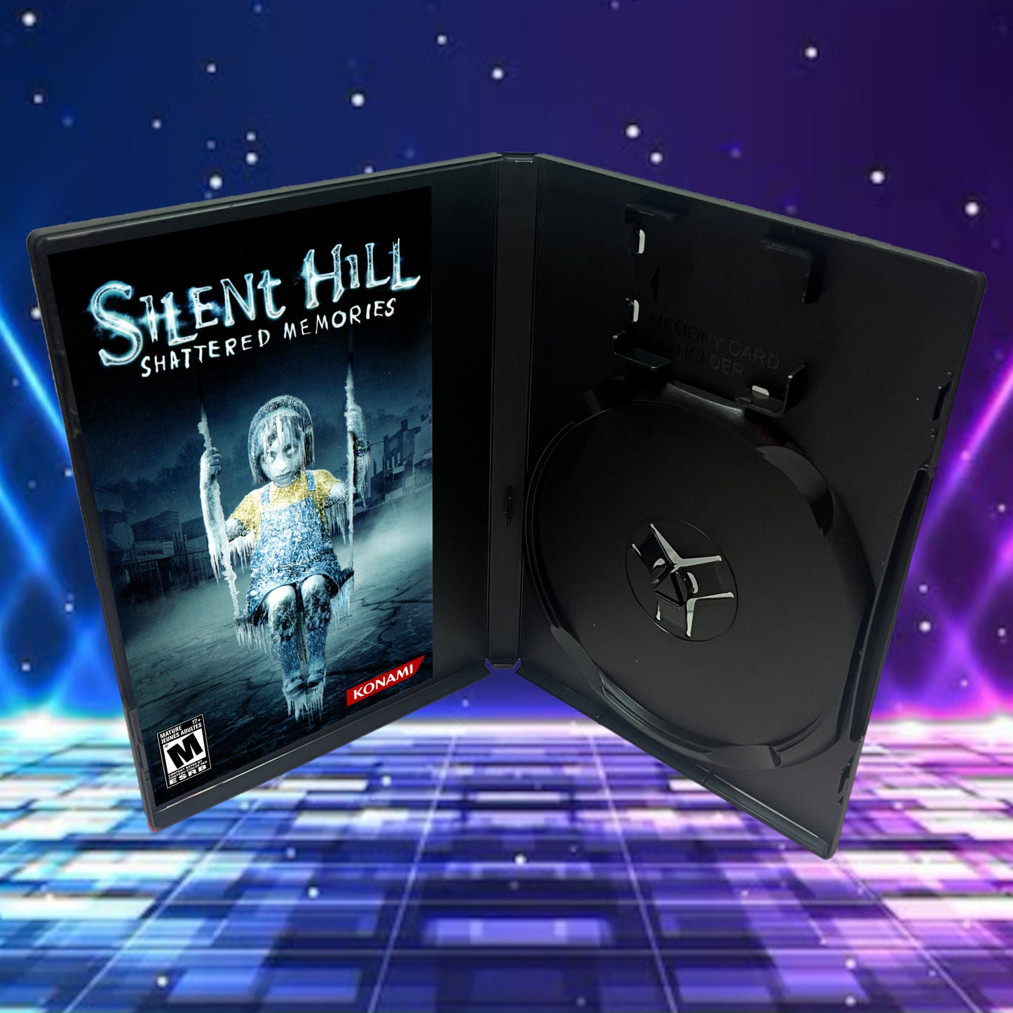 Silent Hill Shattered Memories Cover Art + Manual + PS2 Style Case