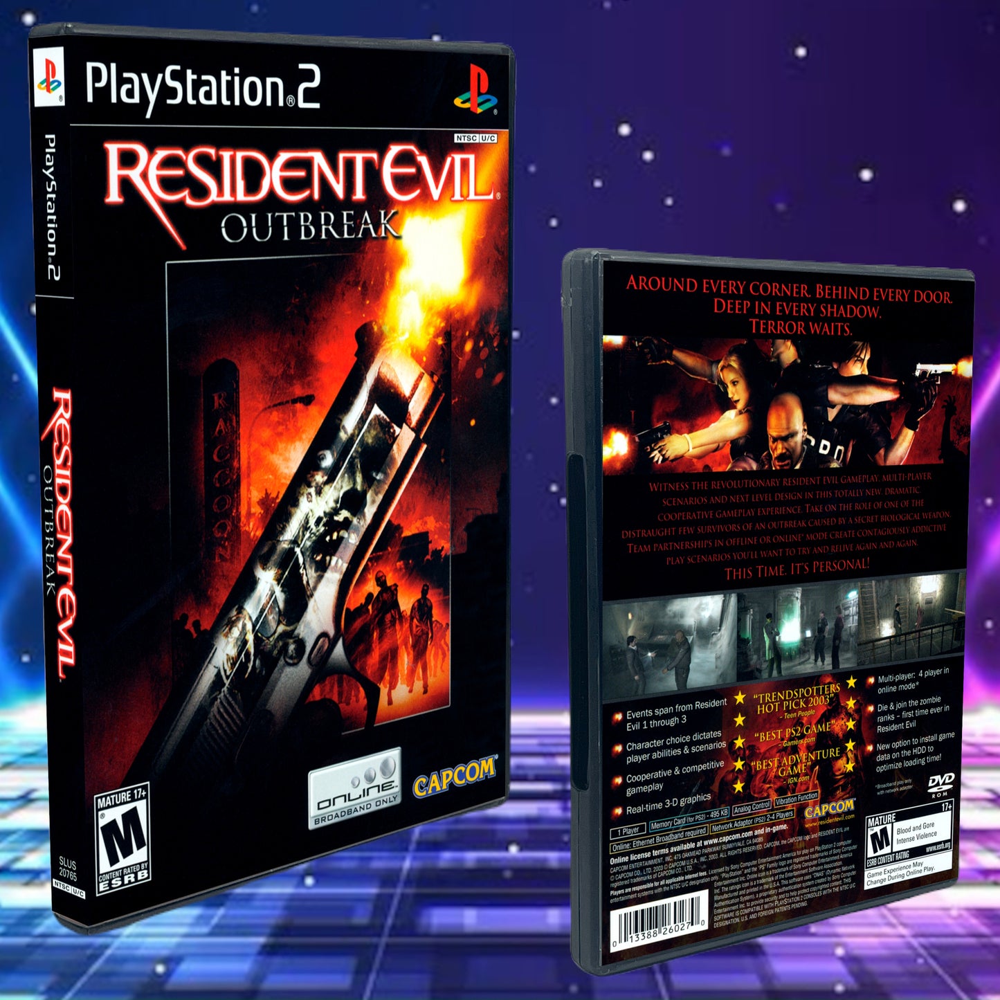 Resident Evil Outbreak Cover Art