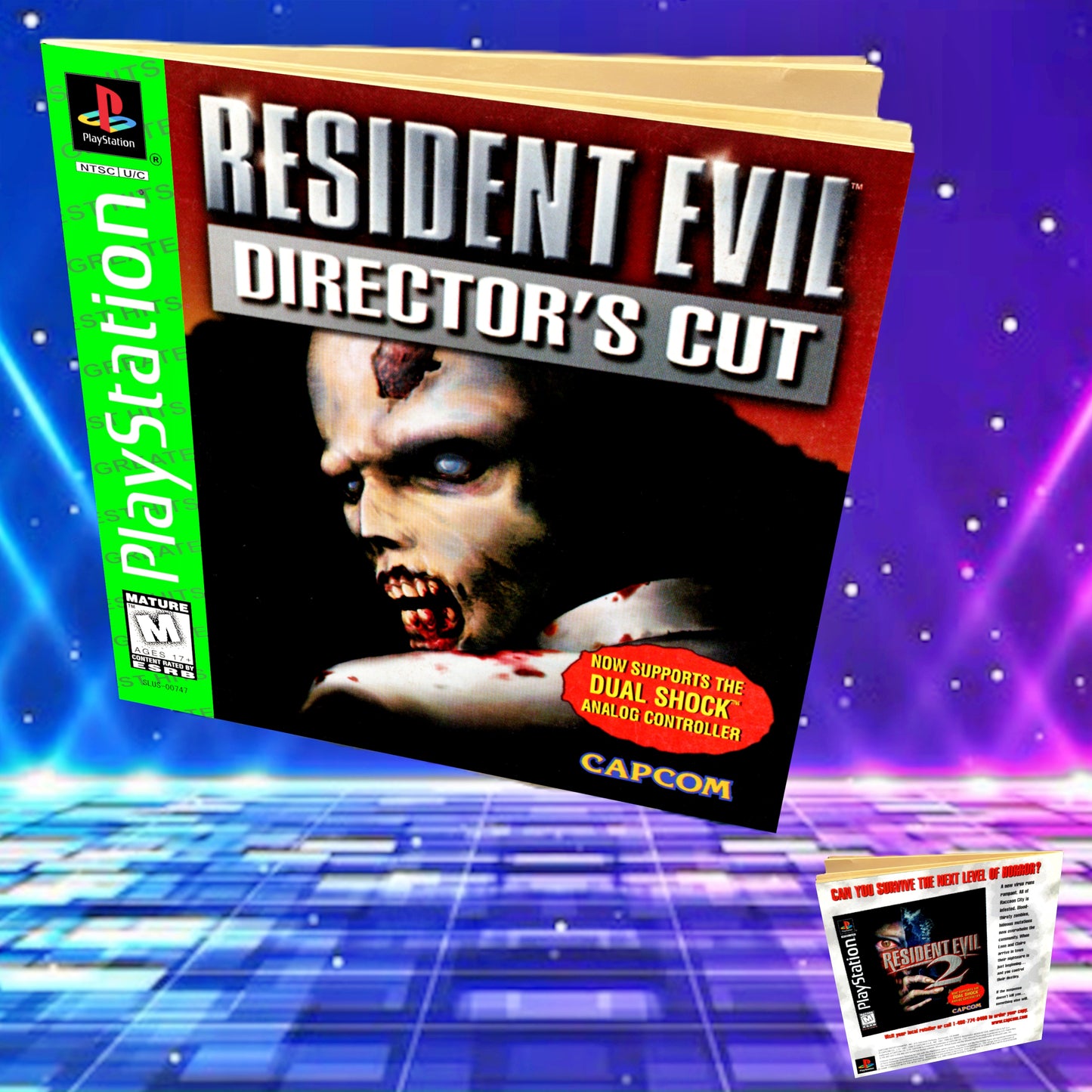 Resident Evil Director's Cut Greatest Hits PS1 Manual