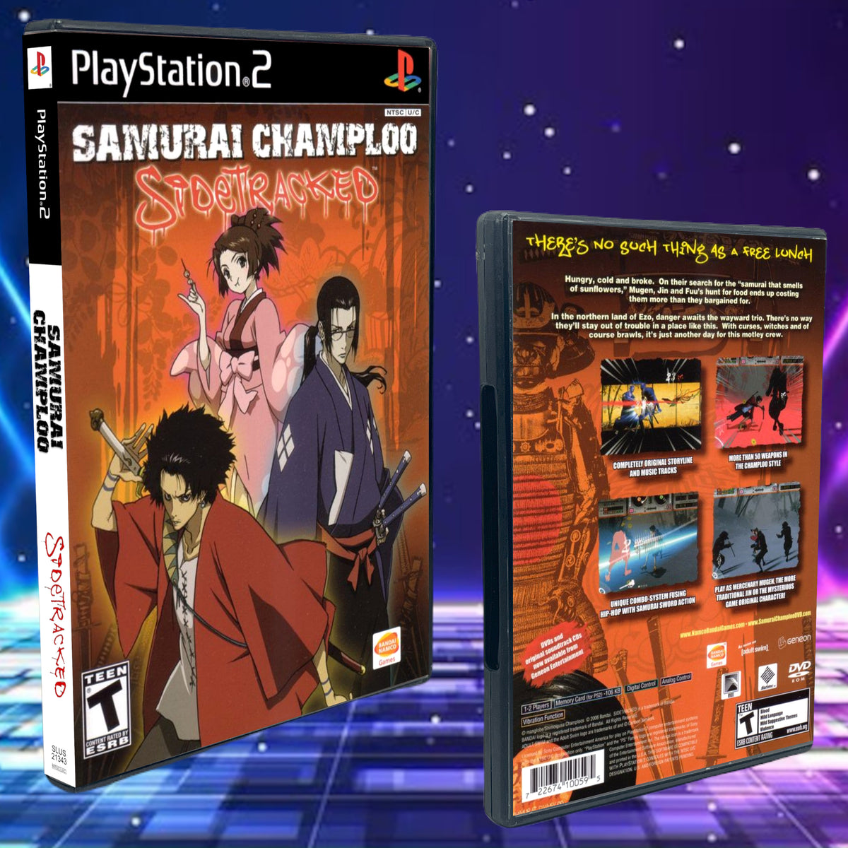 Samurai Champloo PS2 Cover Art - NO CASE