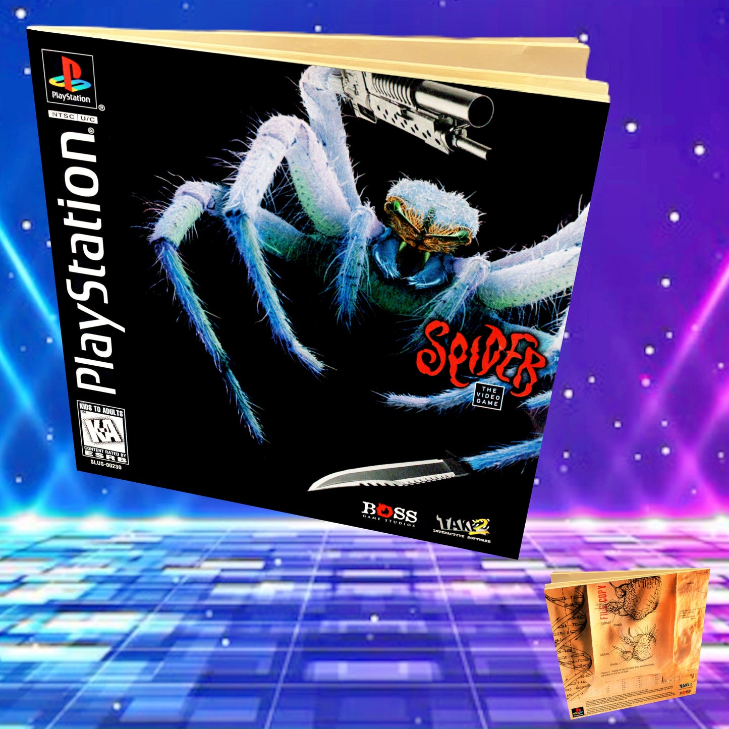 Spider the video game PS1 Manual
