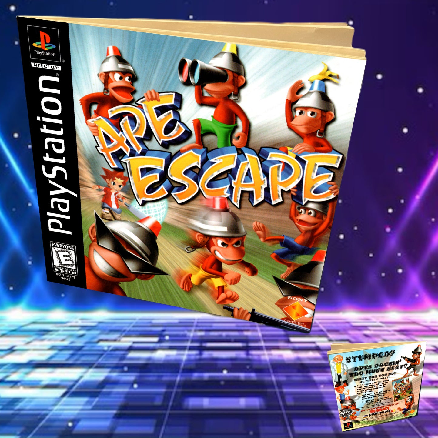 Ape Escape PS1 Custom Manual