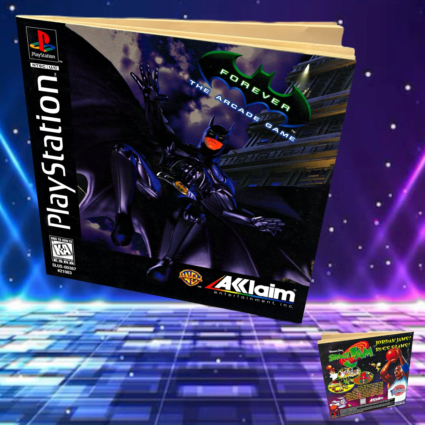 Batman Forever The Arcade Game PS1 Custom Manual