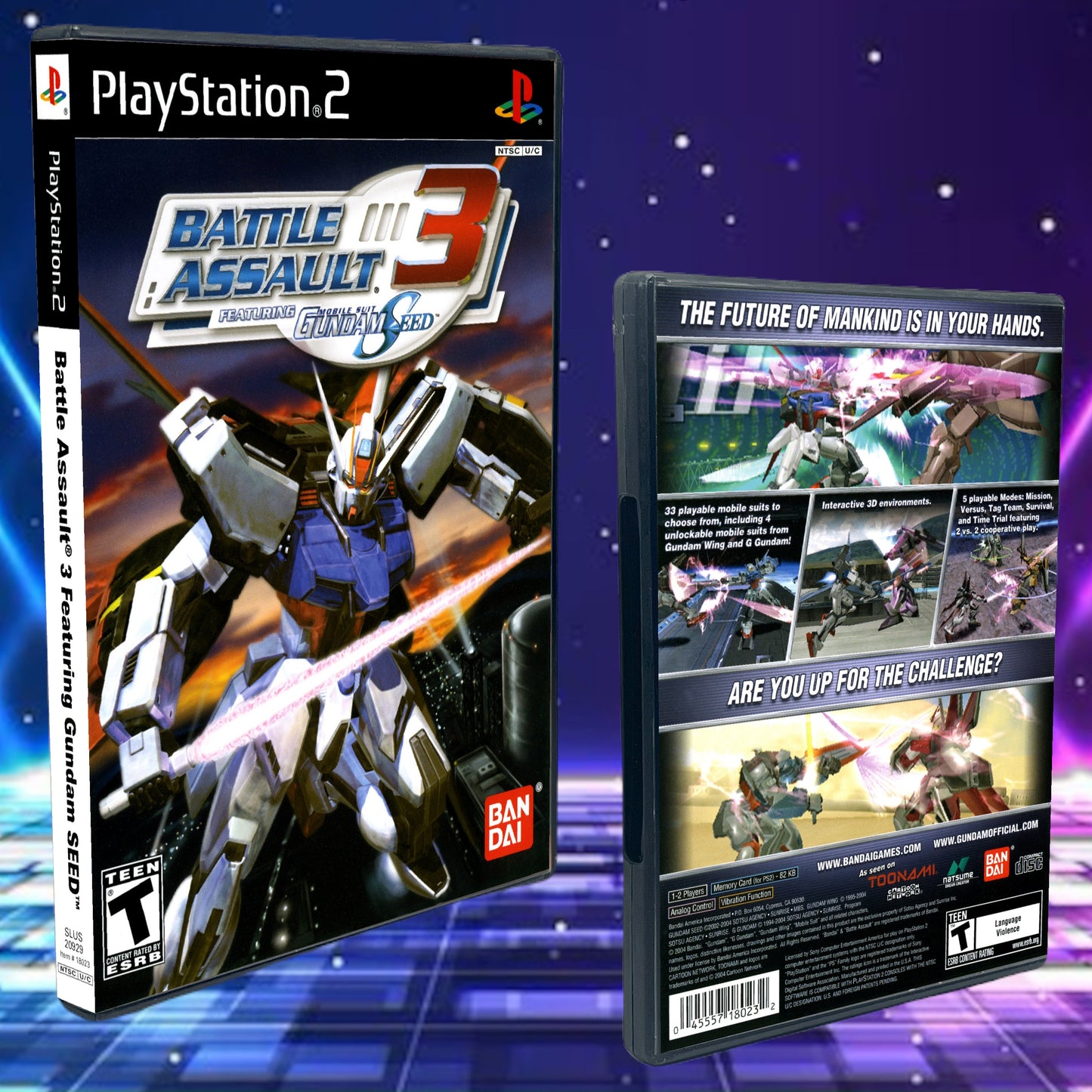 Battle Assualt 3 Featuring Gundam Seed PS2 Custom Cover art