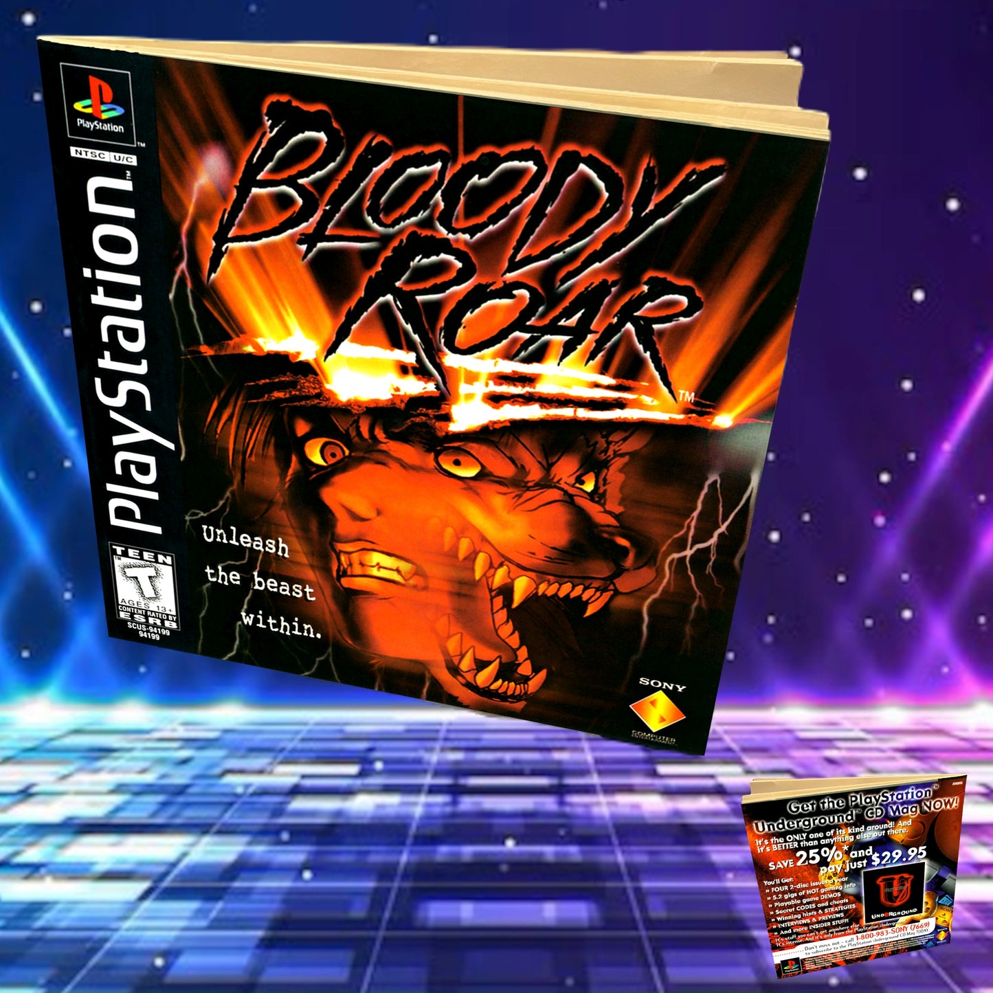 Bloody Roar PS1 Custom Manual
