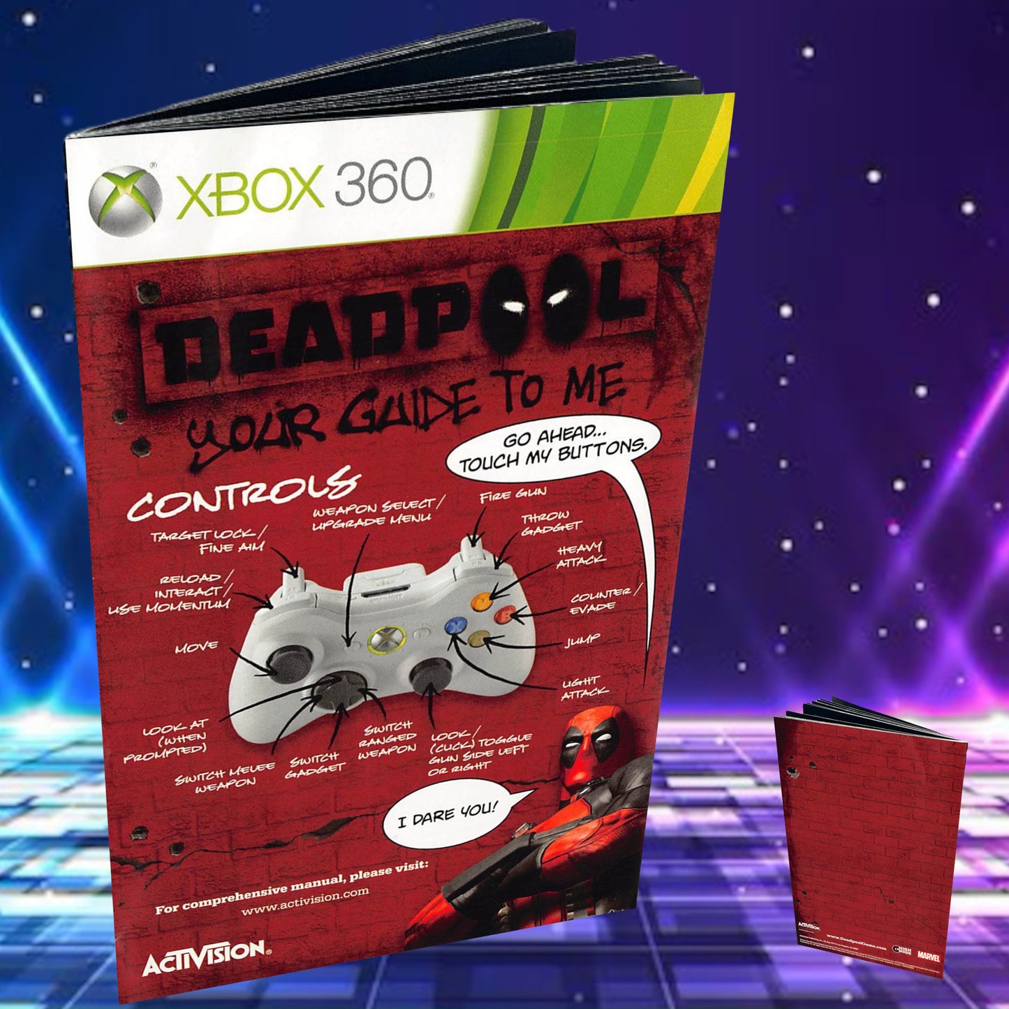 Deadpool Xbox 360 Insert