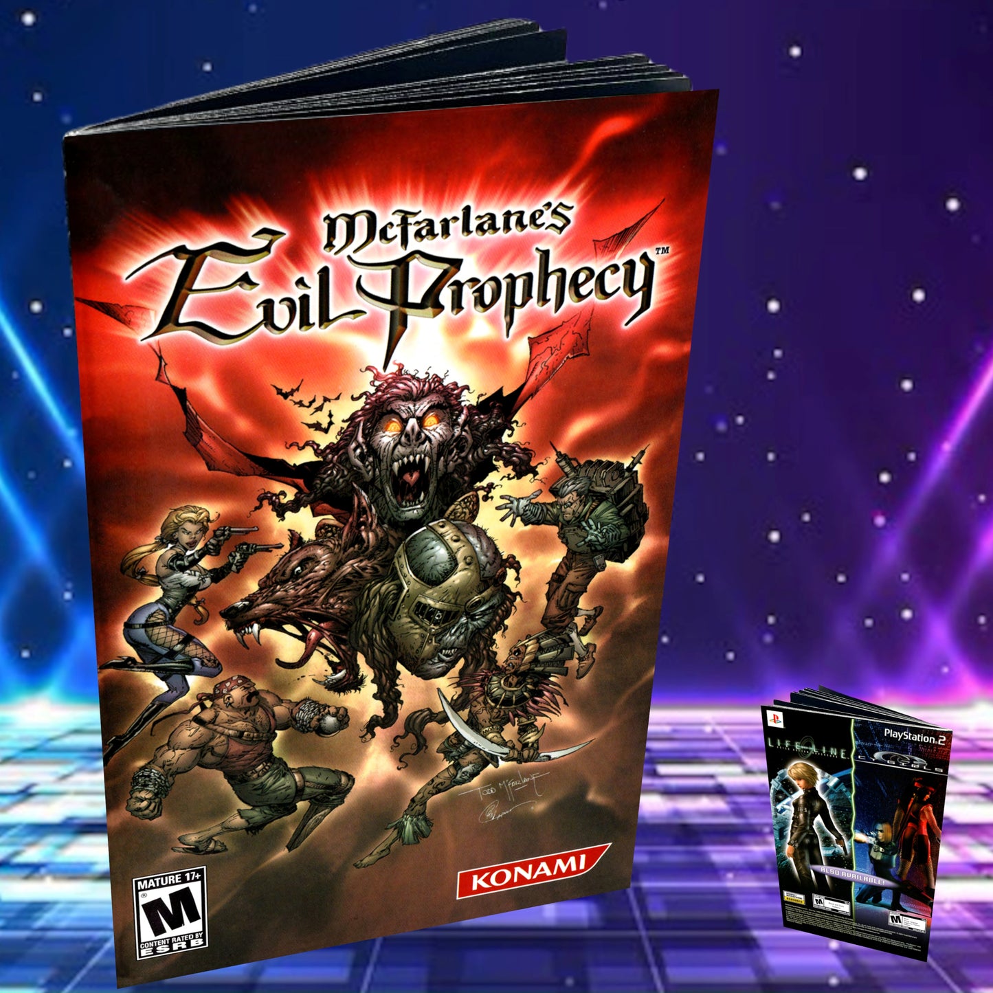 McFarlane's Evil Prophecy PS2 Custom Manual