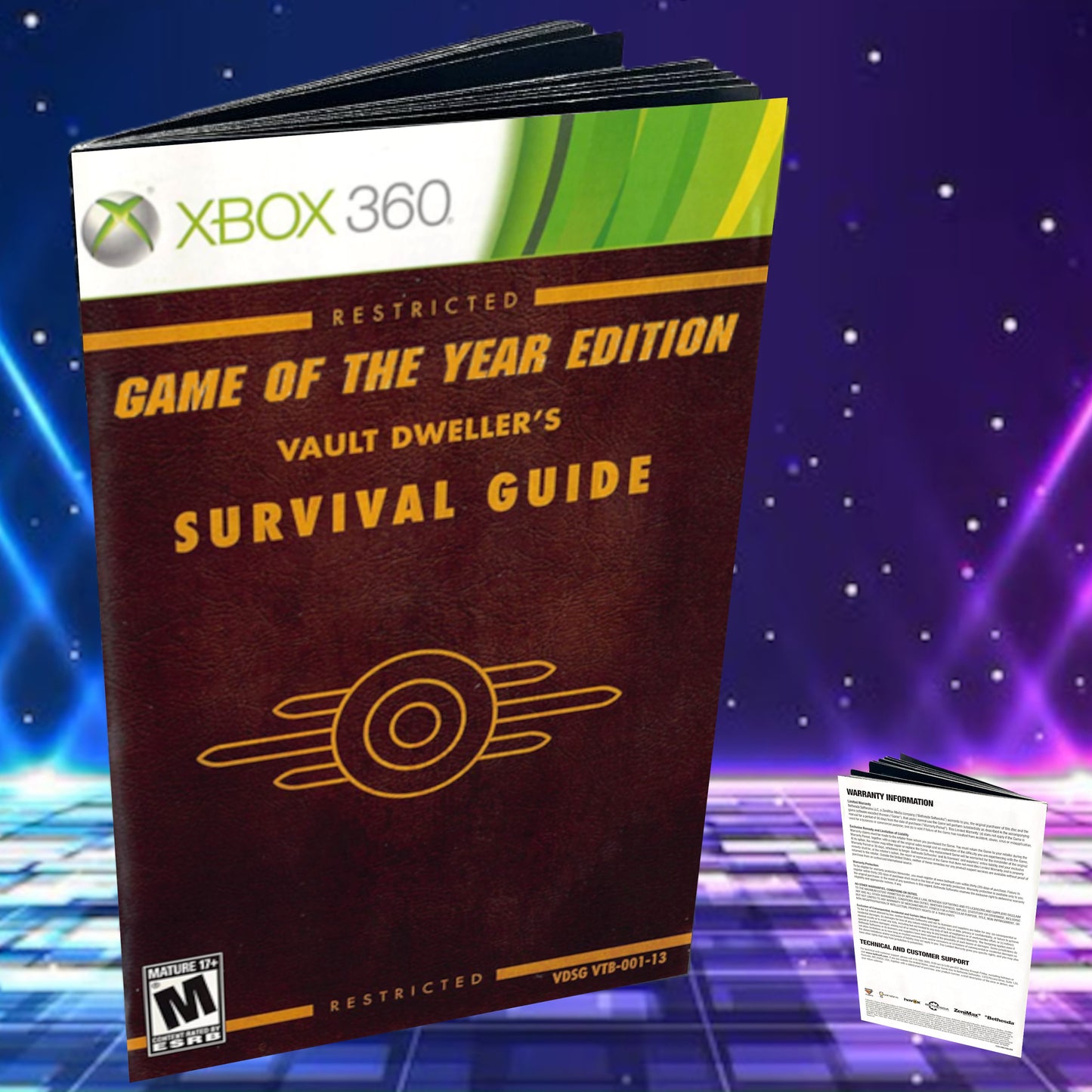 Fallout 3 Custom Game of the Year Edition Xbox 360 insert