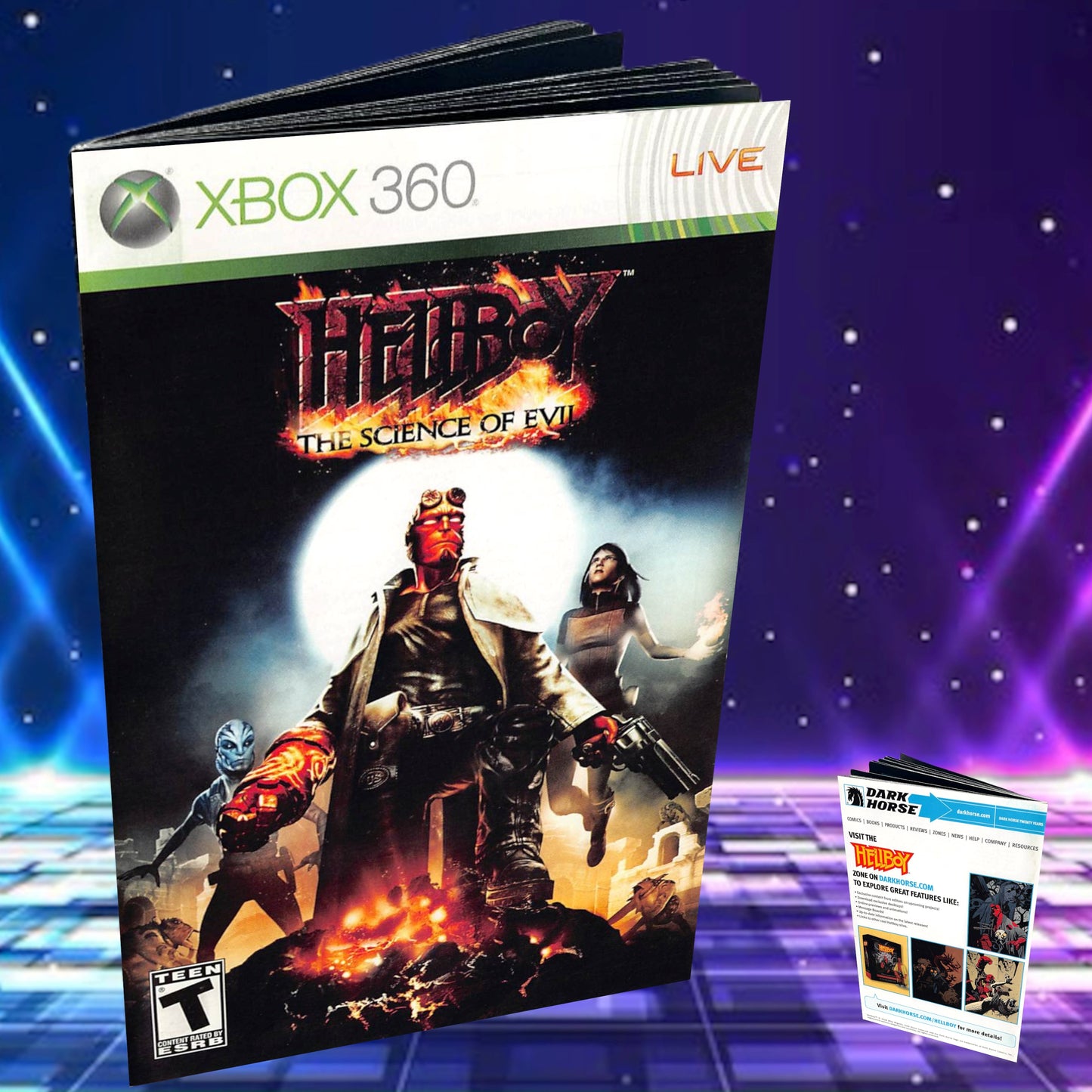 Hellboy The Science of Evil Xbox 360 Custom Manual