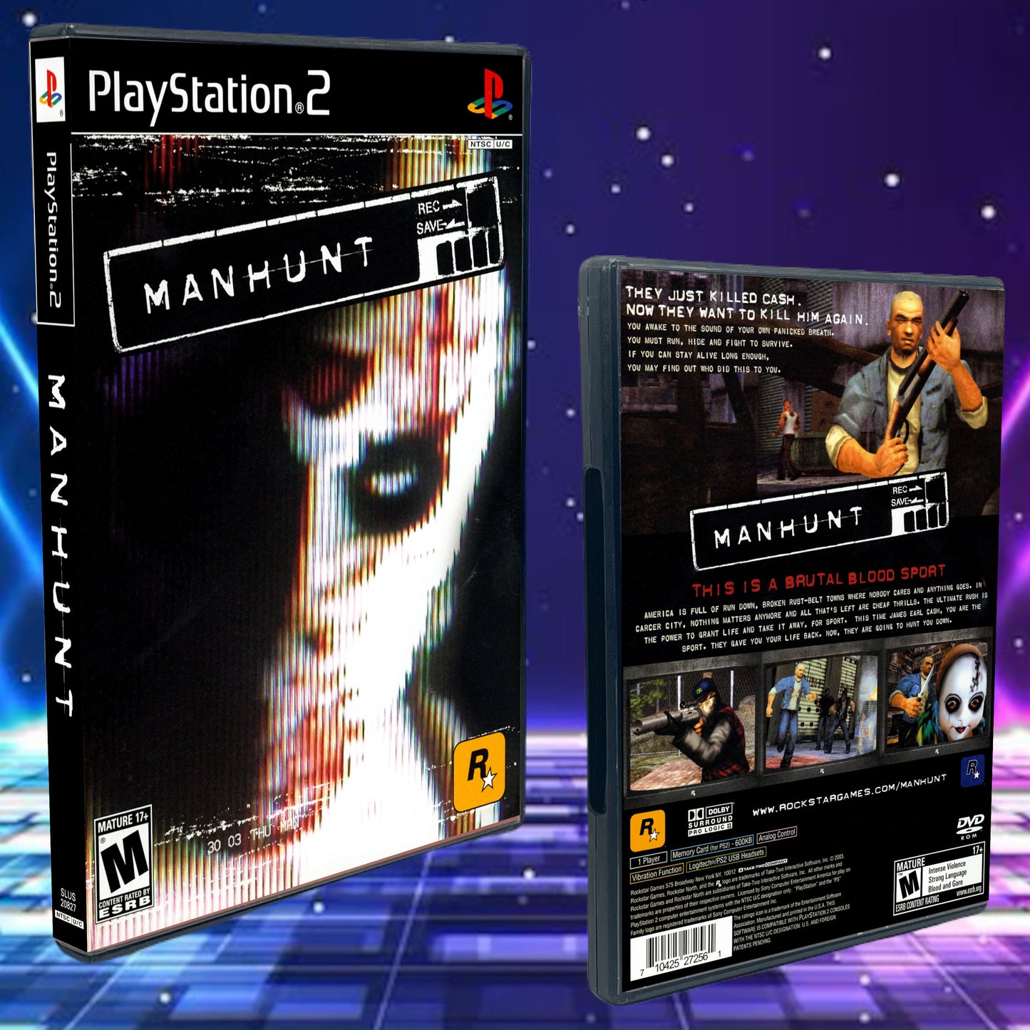 Manhunt PS2 Custom Cover art