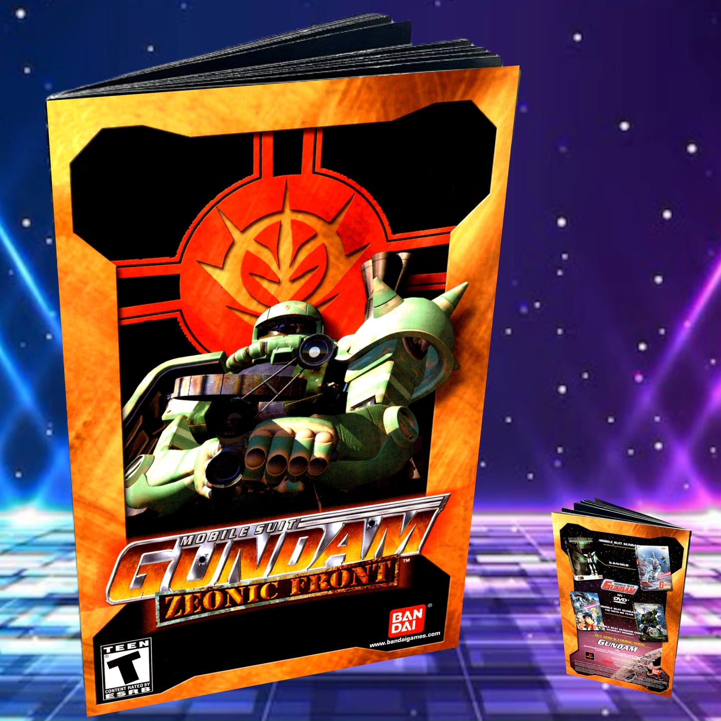 Mobile Suit Gundam Zeonic Front PS2 Custom Manual