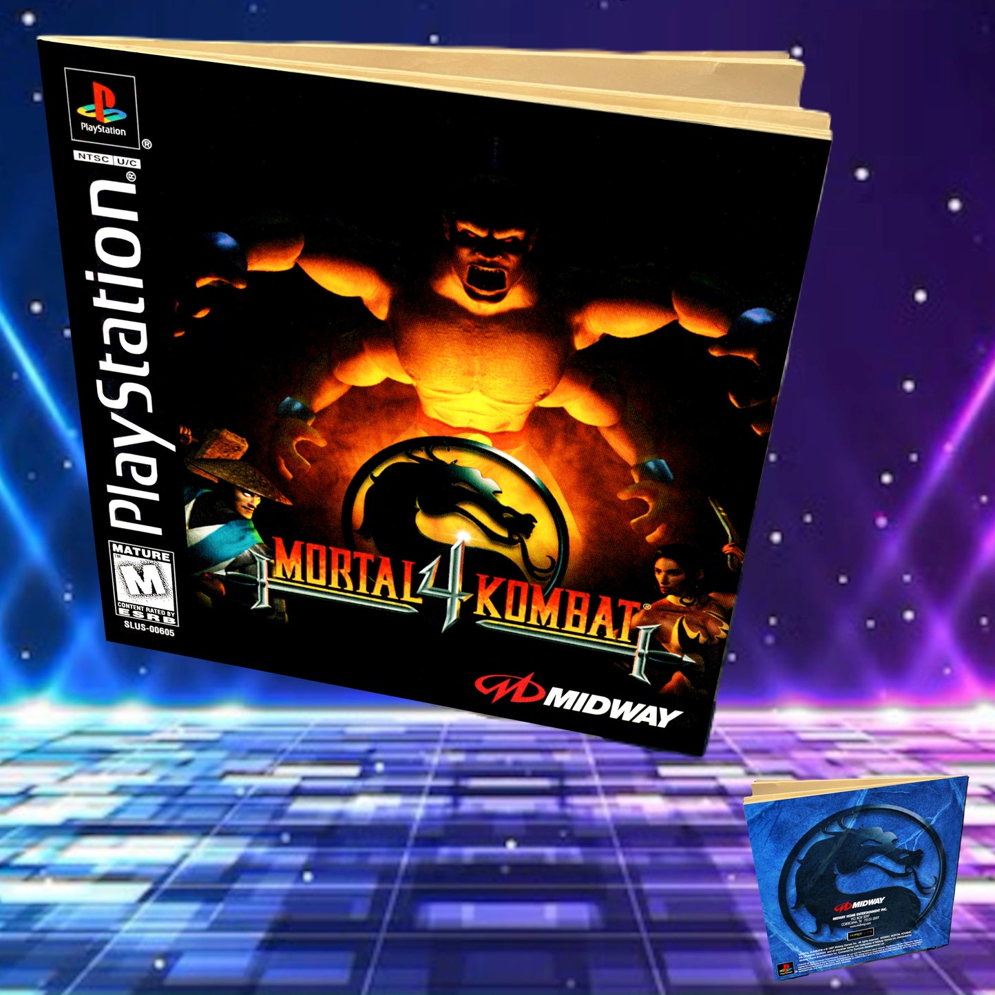 Mortal Kombat 4 PS1 Custom Manual