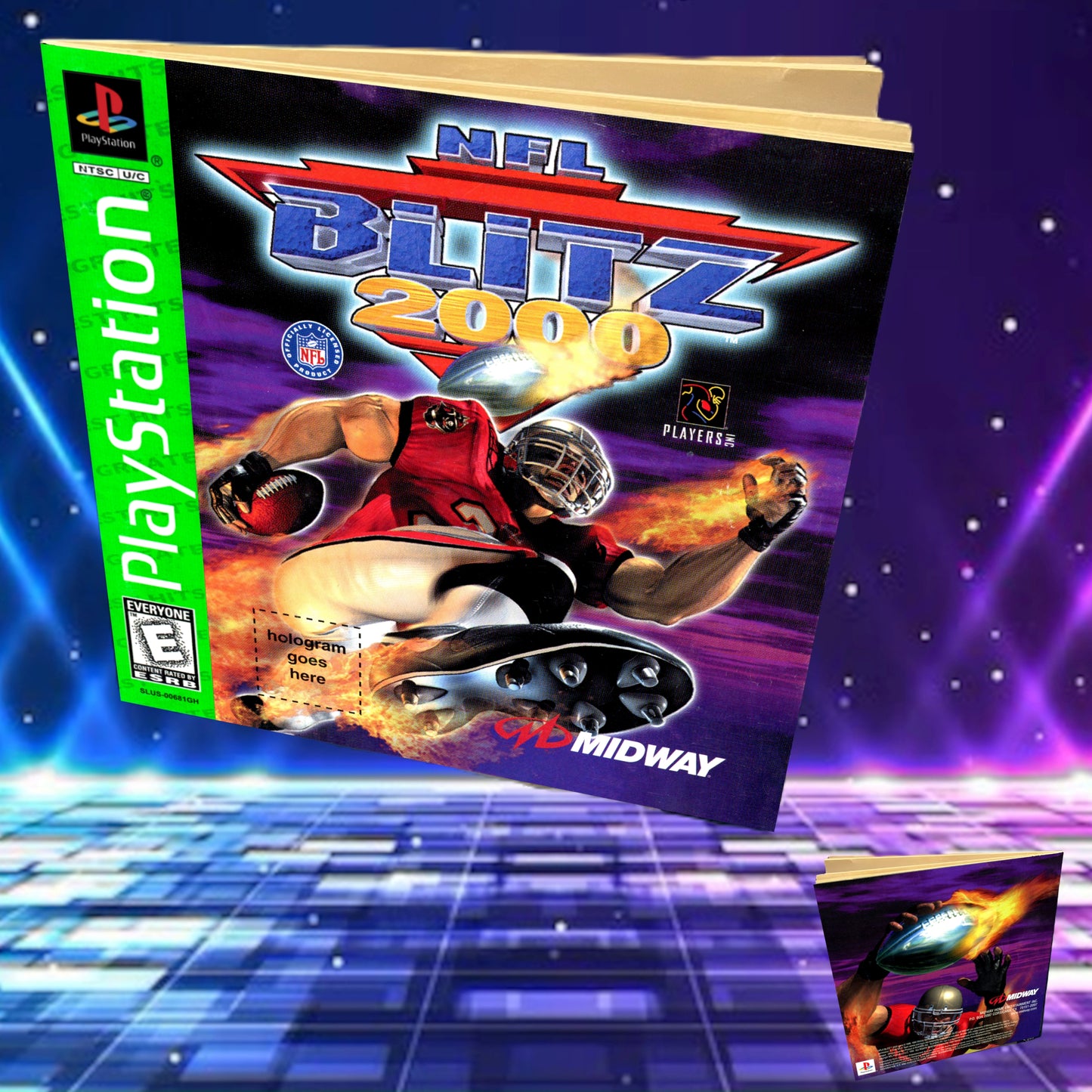 NFL Blitz 2000 Greatest Hits PS1 Custom Manual