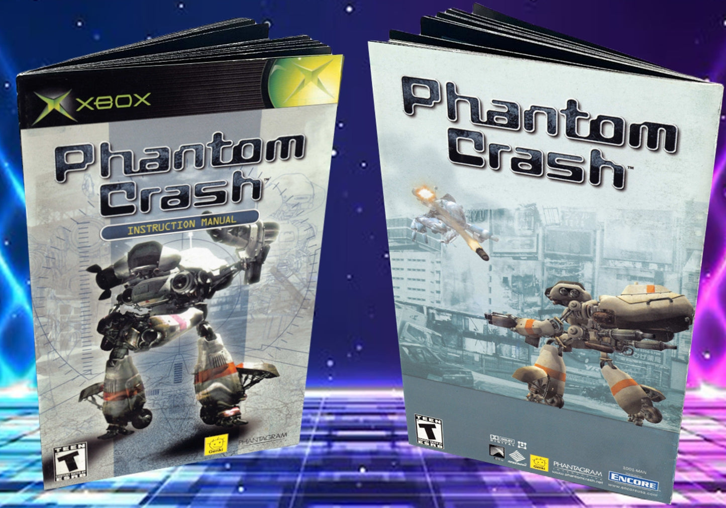 Phantom Crash Xbox Custom Manual