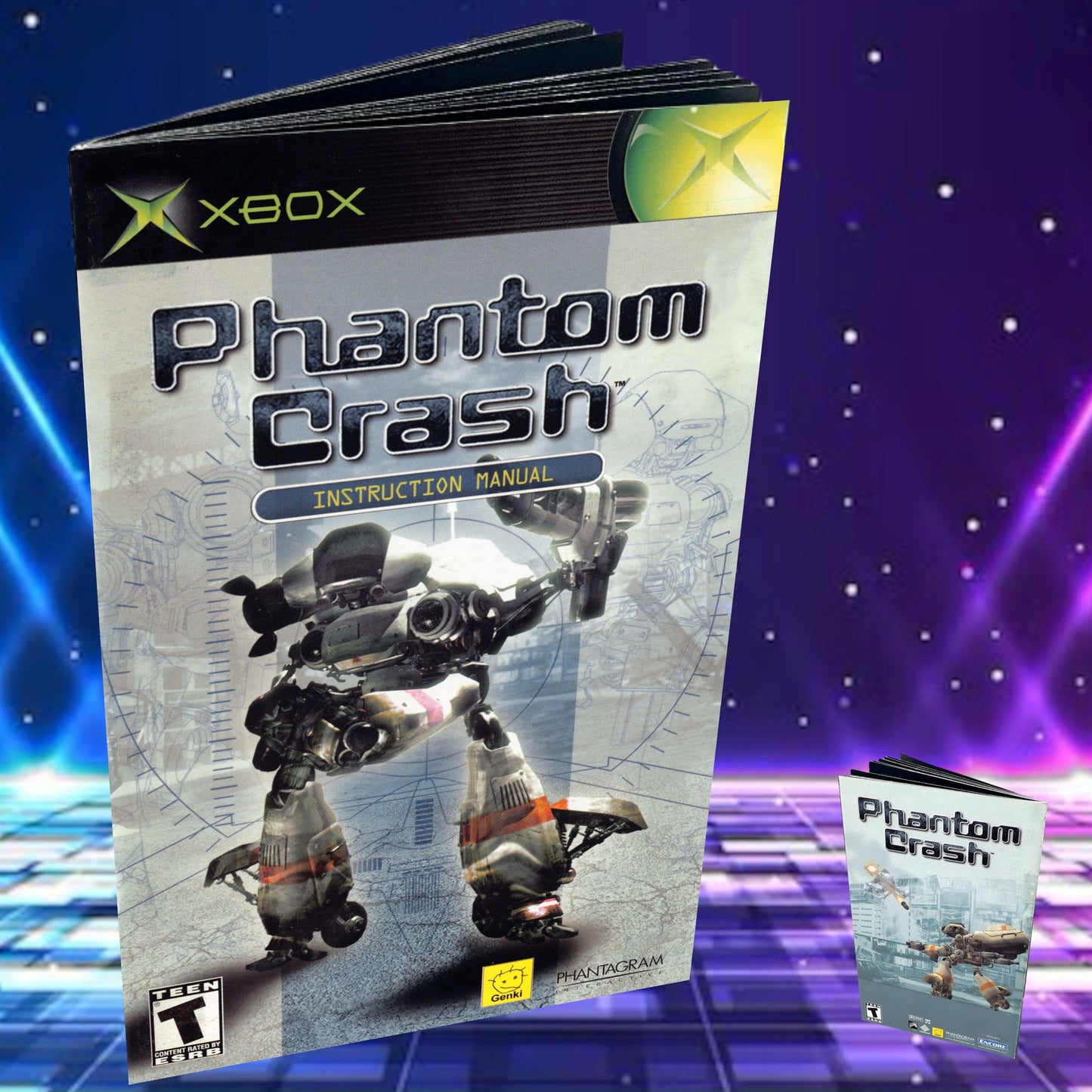 Phantom Crash Xbox Custom Manual
