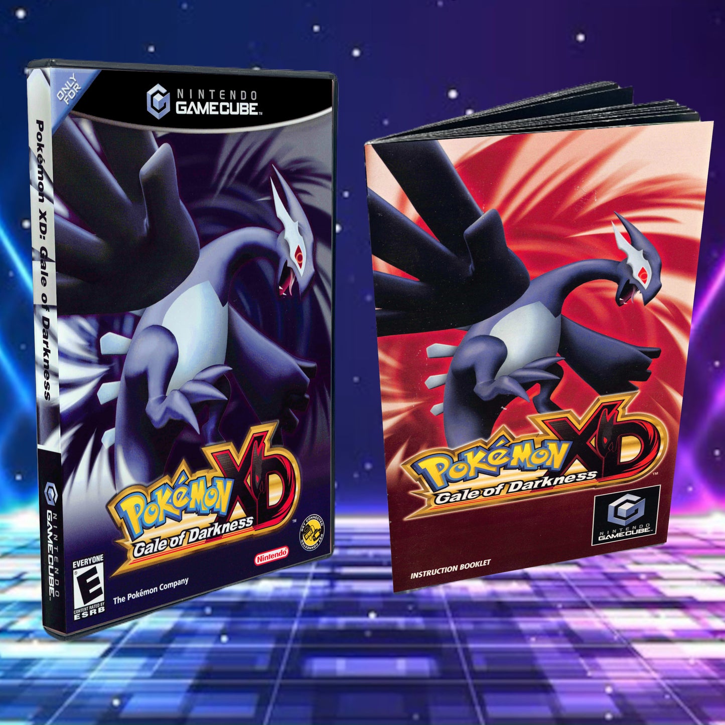 Pokemon Gale of Darkness Cover Art + Manual for GameCube