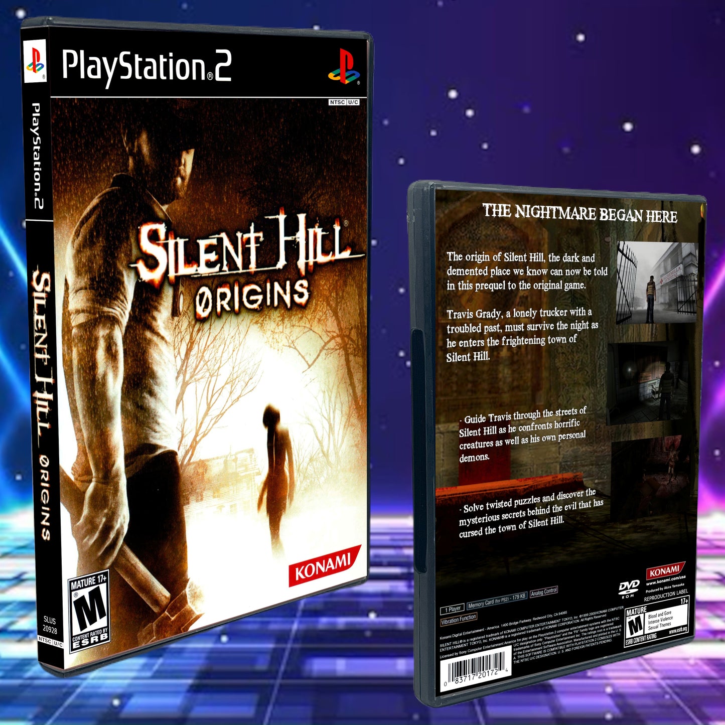 Silent Hill Origins PS2 Custom Cover art
