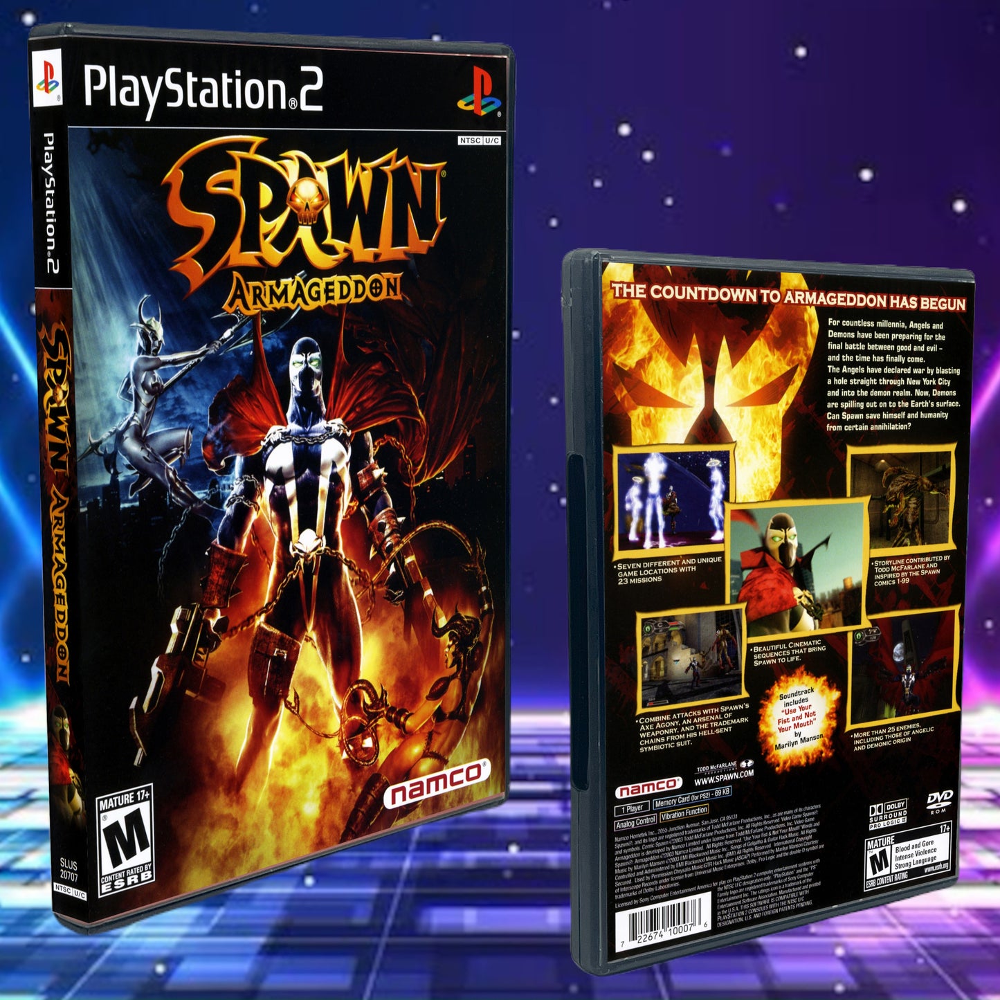 Spawn Armageddon PS2 Custom Cover art