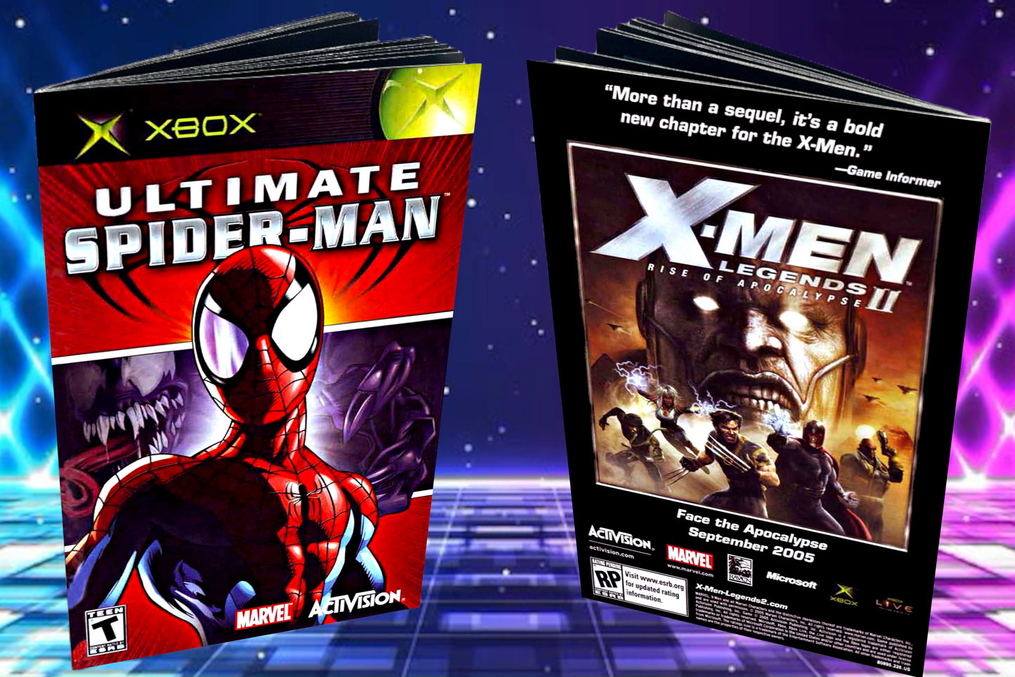 Ultimate Spider Man Xbox Custom Manual