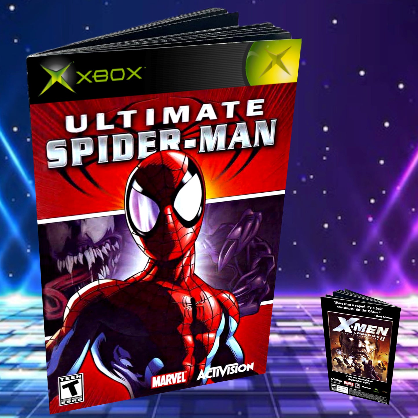 Ultimate Spider Man Xbox Custom Manual