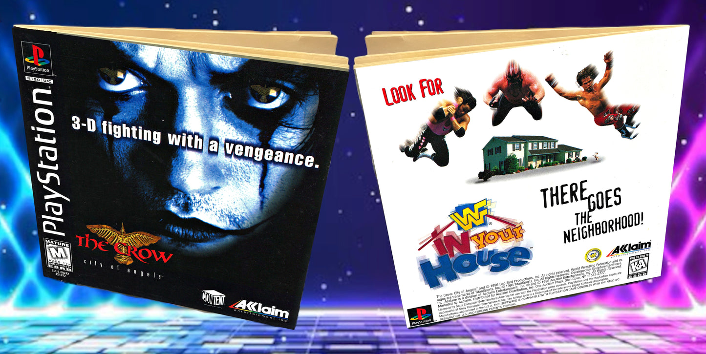 The Crow City of Angels PS1 Custom Manual