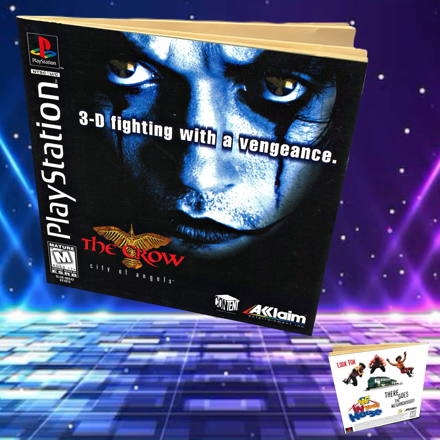 The Crow City of Angels PS1 Custom Manual