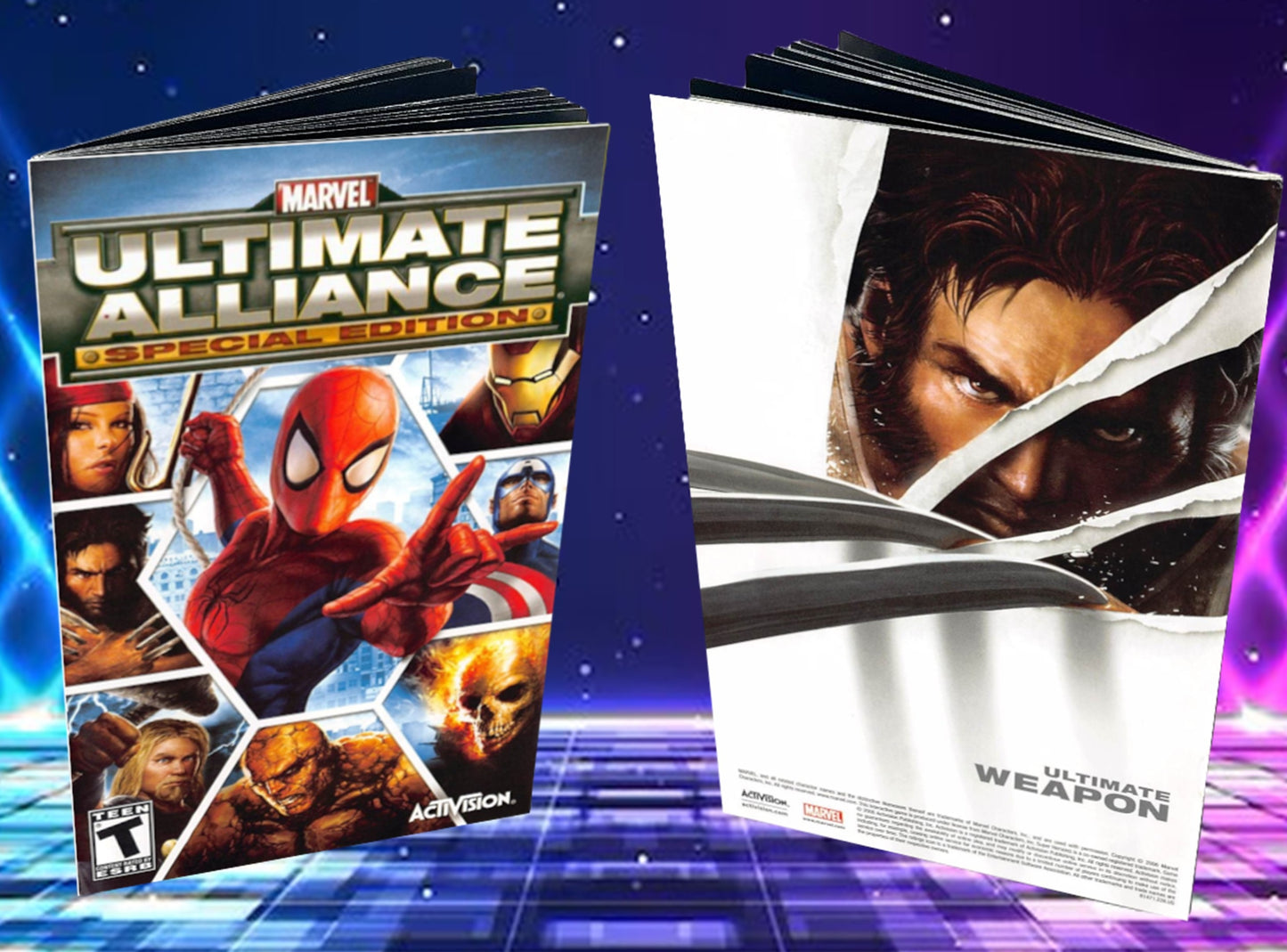 Marvel Ultimate Alliance Special Edition PS2 Custom Manual