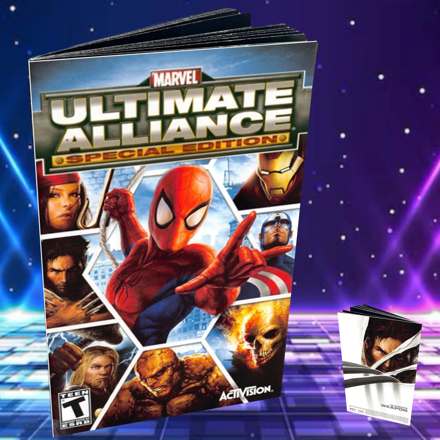 Marvel Ultimate Alliance Special Edition PS2 Custom Manual