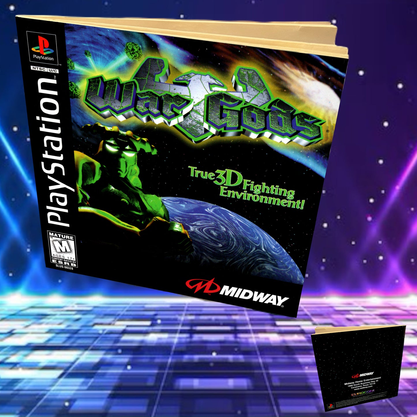 War Gods PS1 Custom Manual