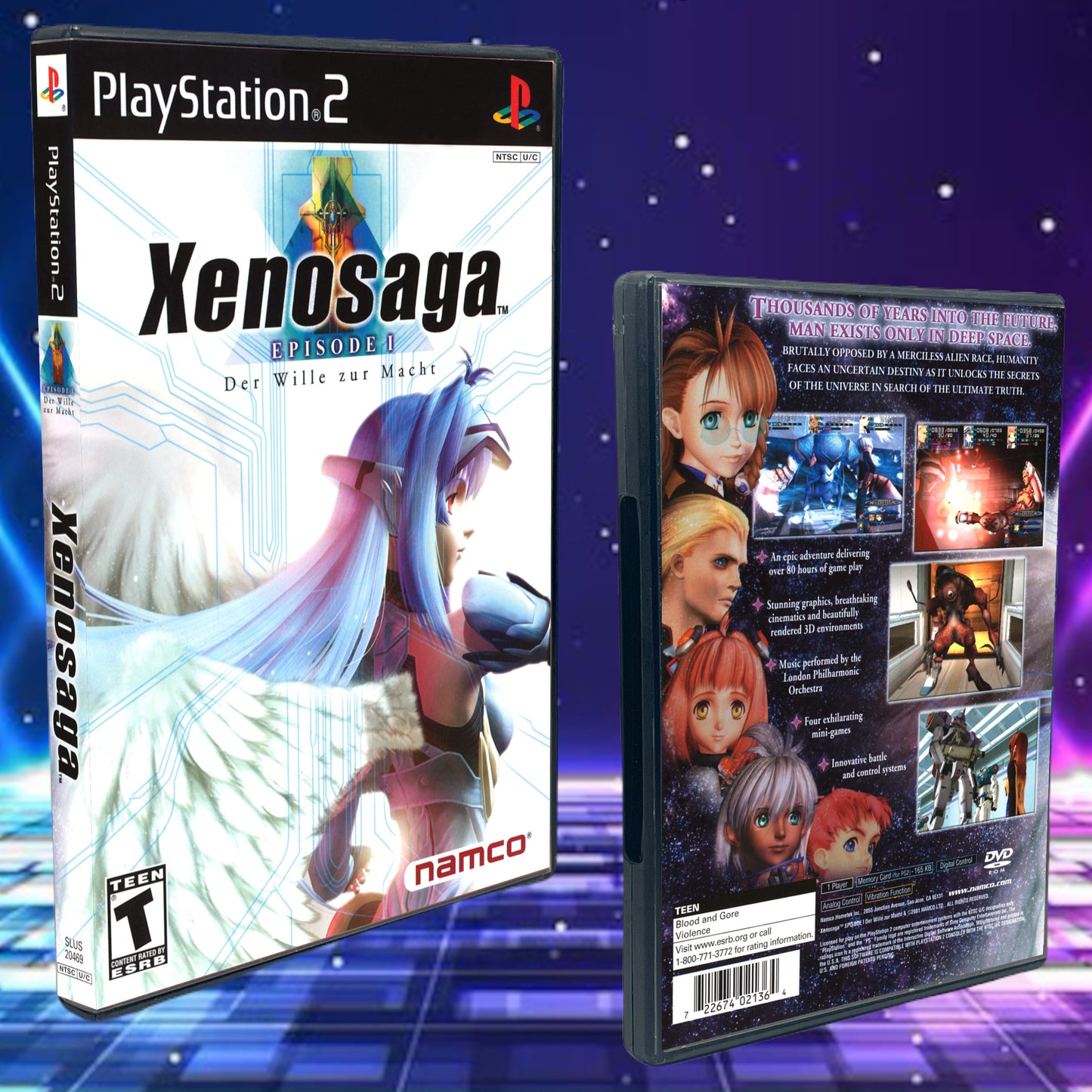 Xenosaga Episode 2 PS2 Custom Cover art