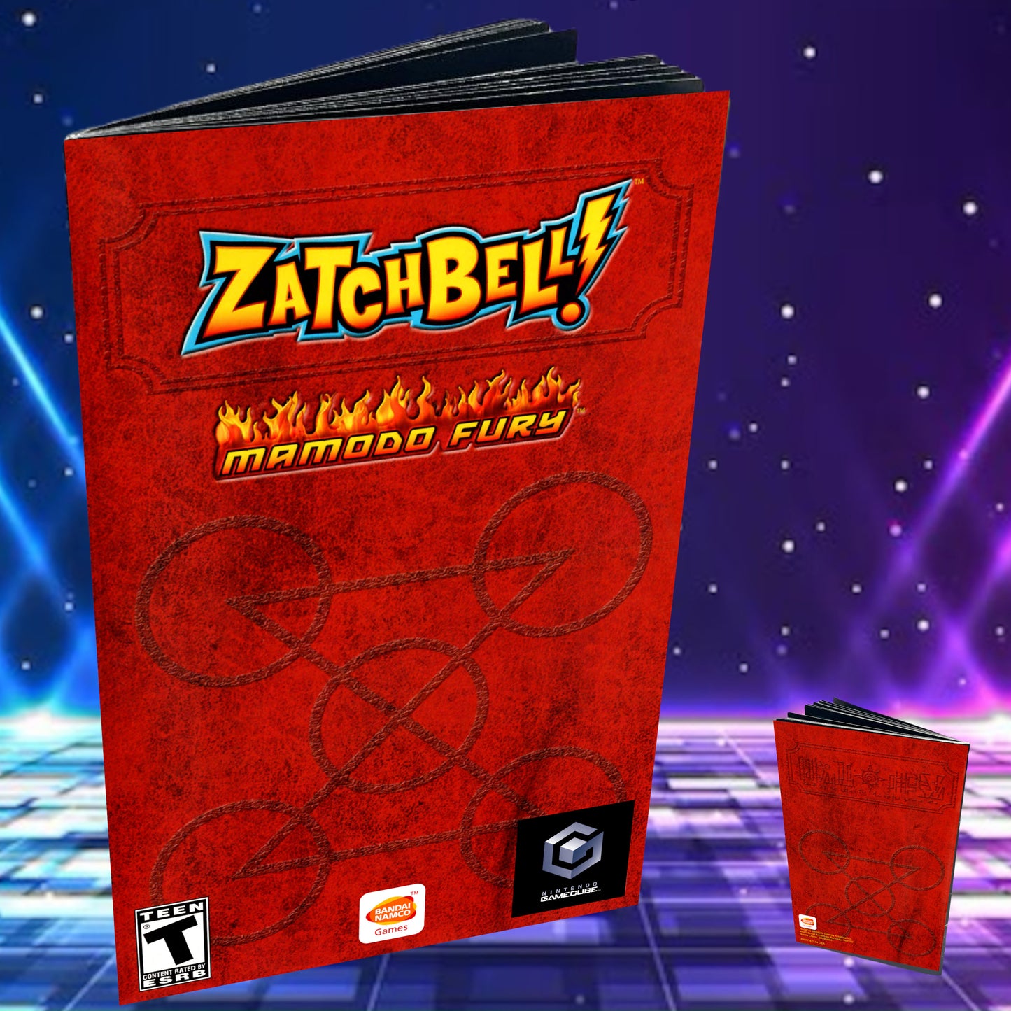 Zatch Bell! Mamodo Fury GameCube custom manual