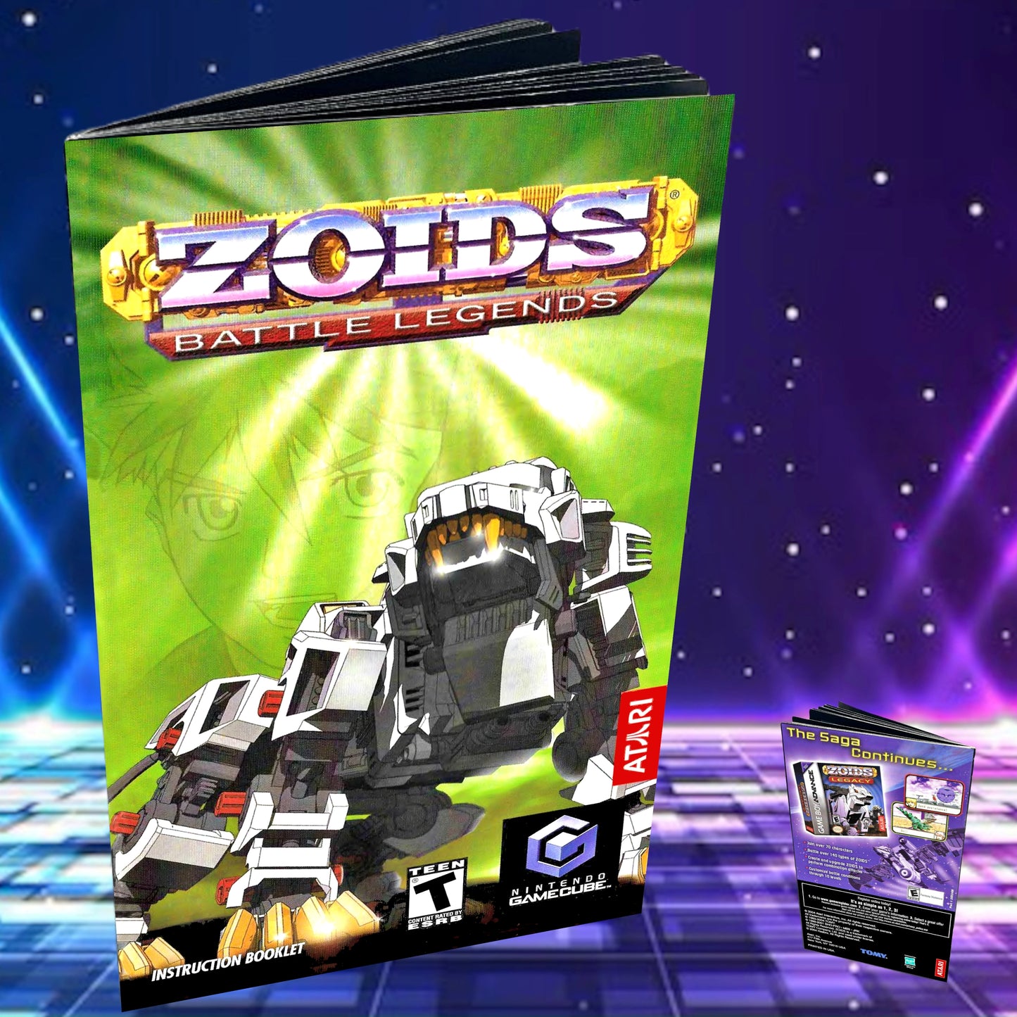 Zoids Battle Legends GameCube custom manual