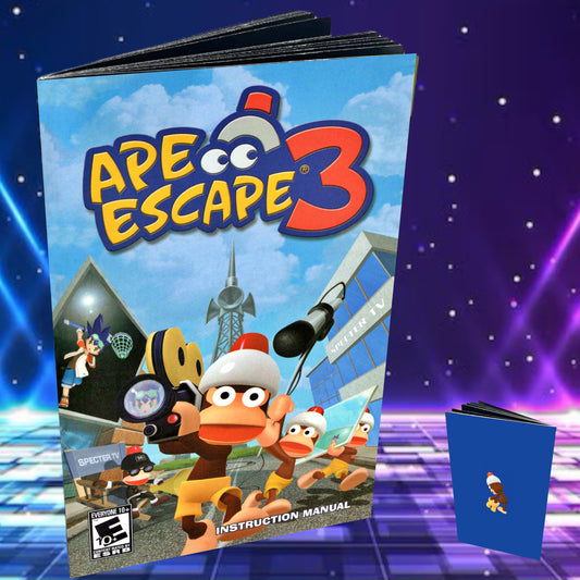 Ape Escape 3 PS2 Manual