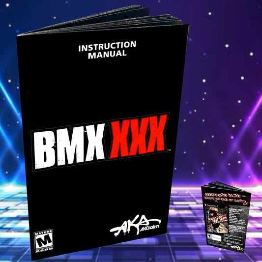 BMX xxx PS2 Manual