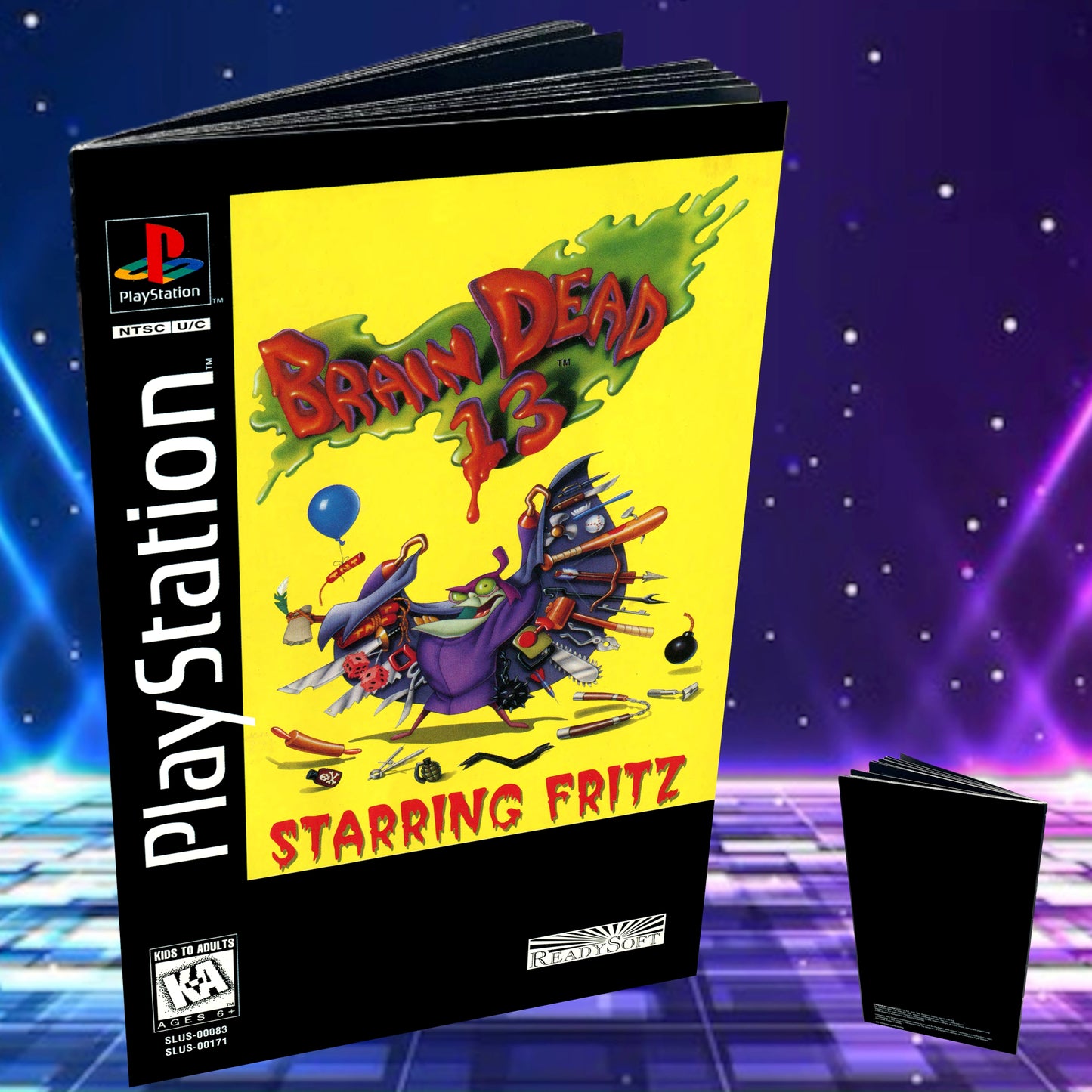 Brain Dead 13 Long Box PS1 Custom Manual