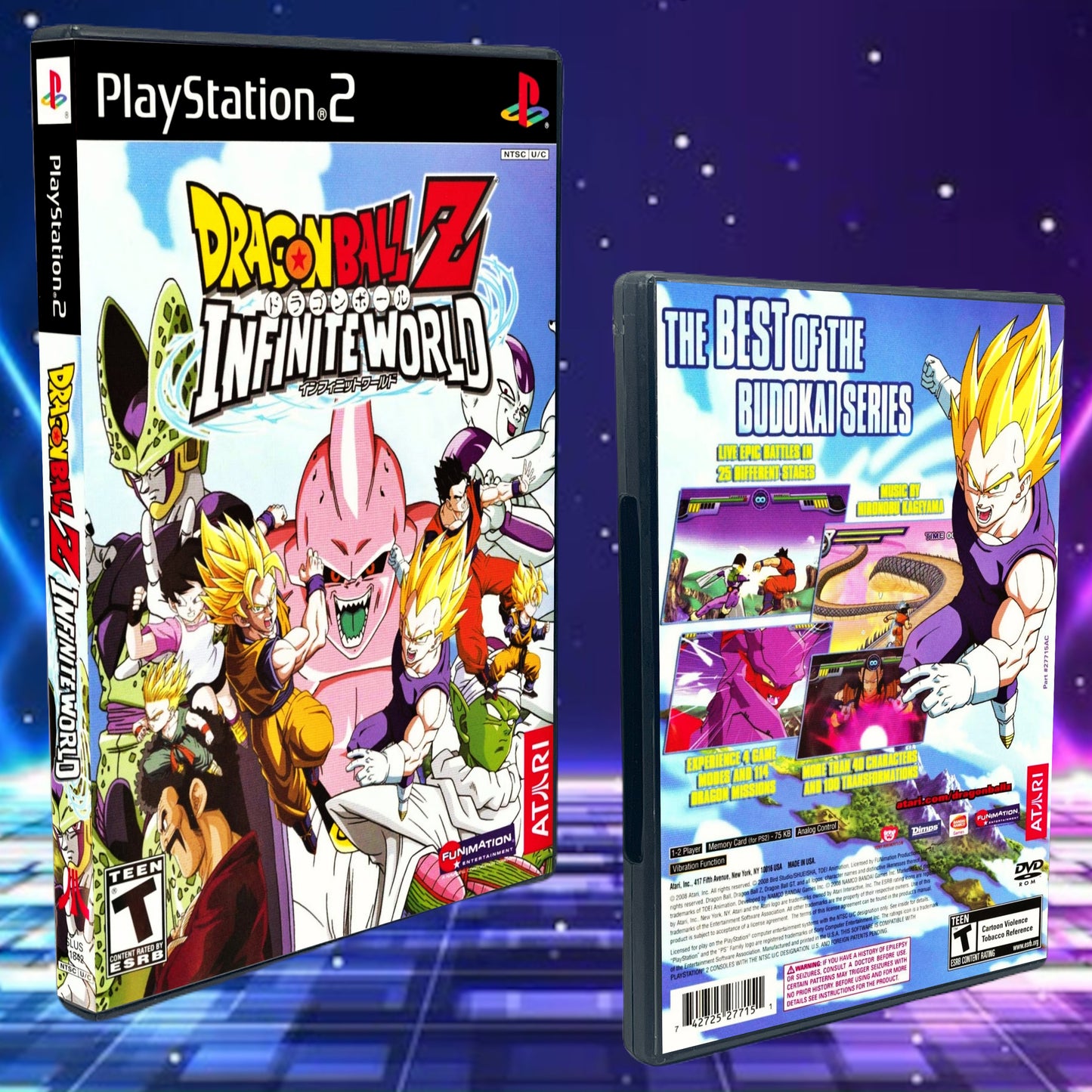 Dragonball Z Infinite World  Custom Cover art