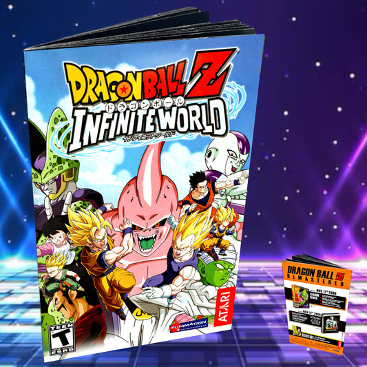 Dragonball Z Infinite World PS2 Custom Manual