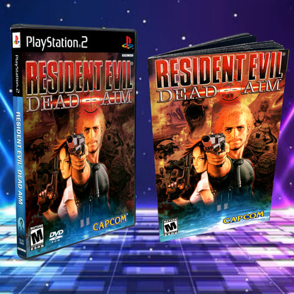 Resident Evil Dead Aim Cover Art + Manual + PS2 Style Case
